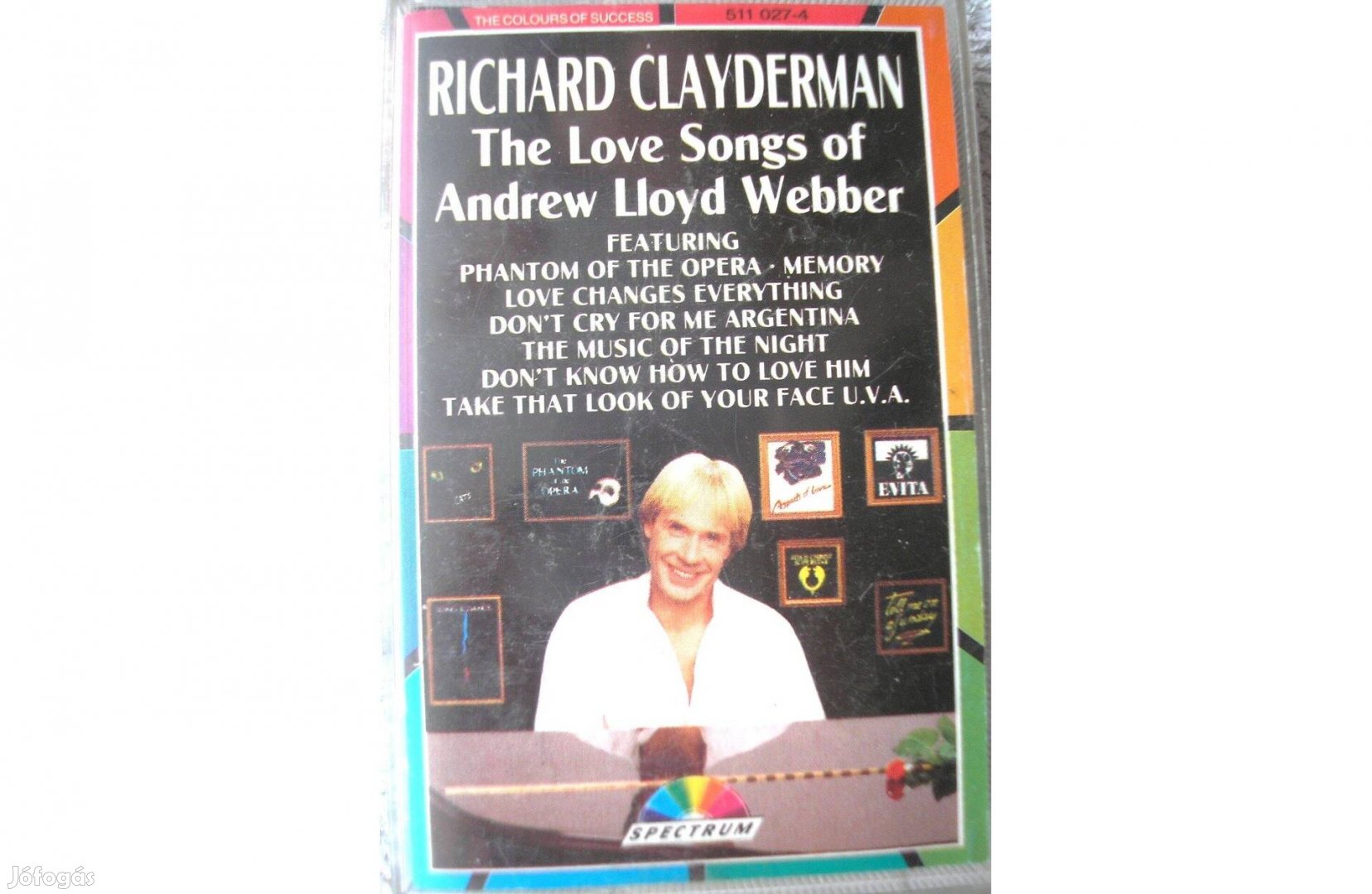 Richard Clayderman csodás dallamai hangkazetán.The Love Songs