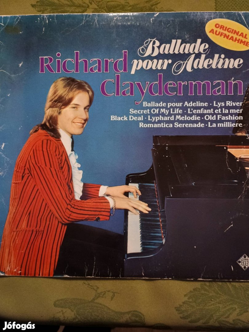 Richard Cleyderman bakelit hanglemez, LP 