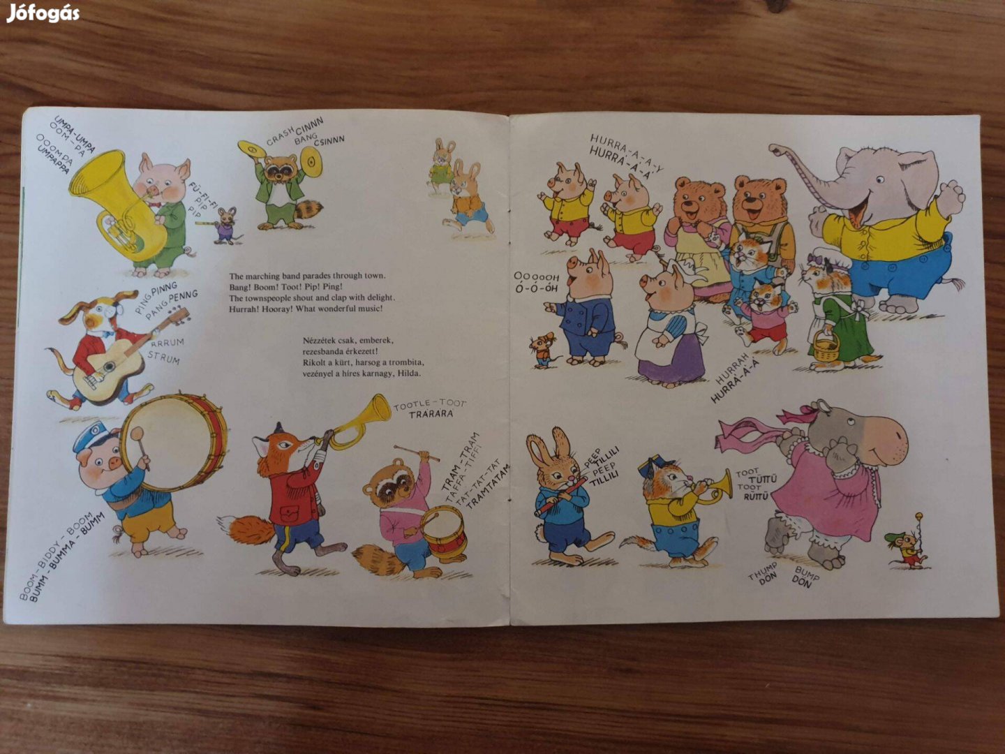 Richard Scarry Hangos könyve ( angol - magyar nyelvű) - postázom is