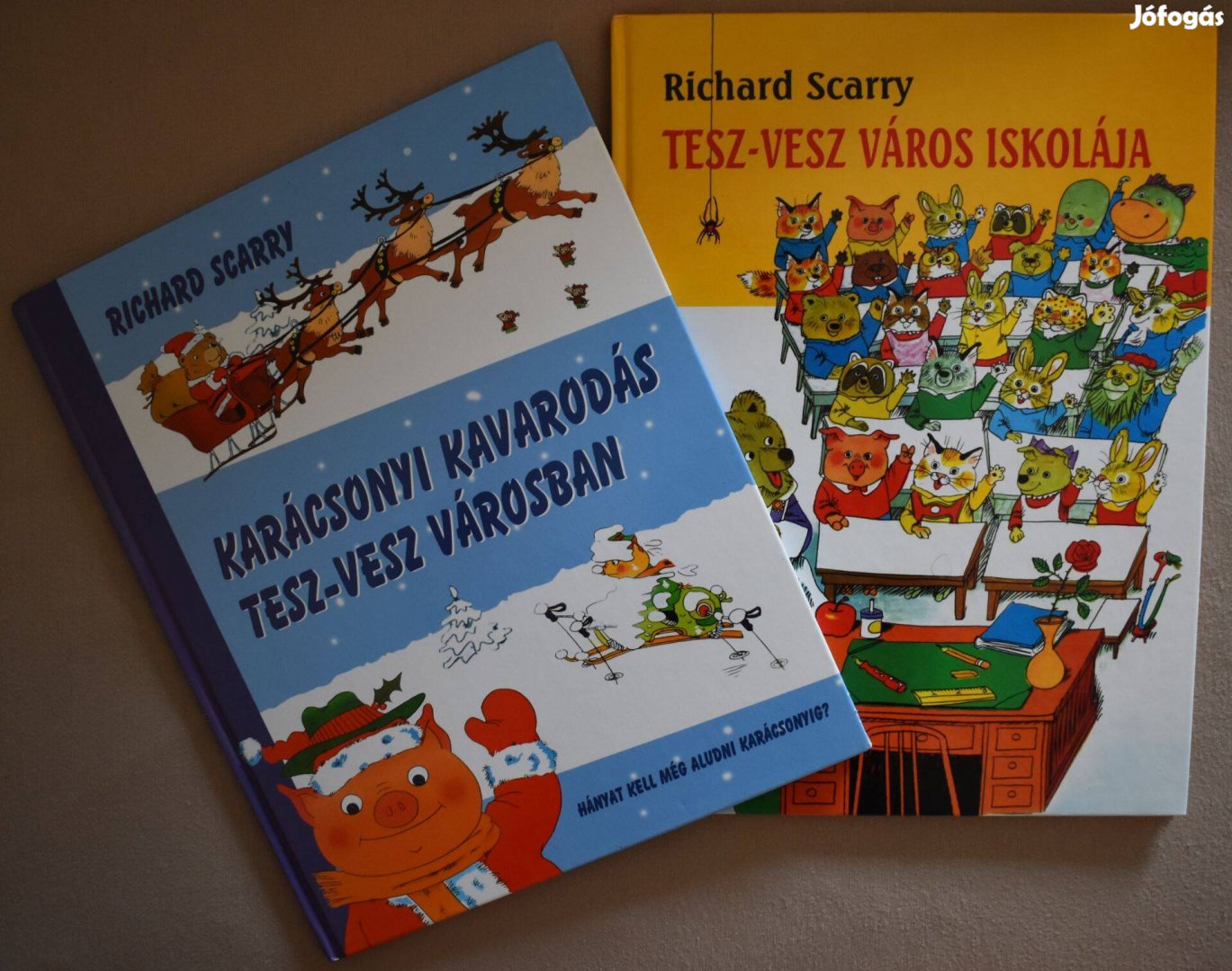 Richard Scarry: Karácsonyi kavarodás Tesz-vesz Városban, iskolája