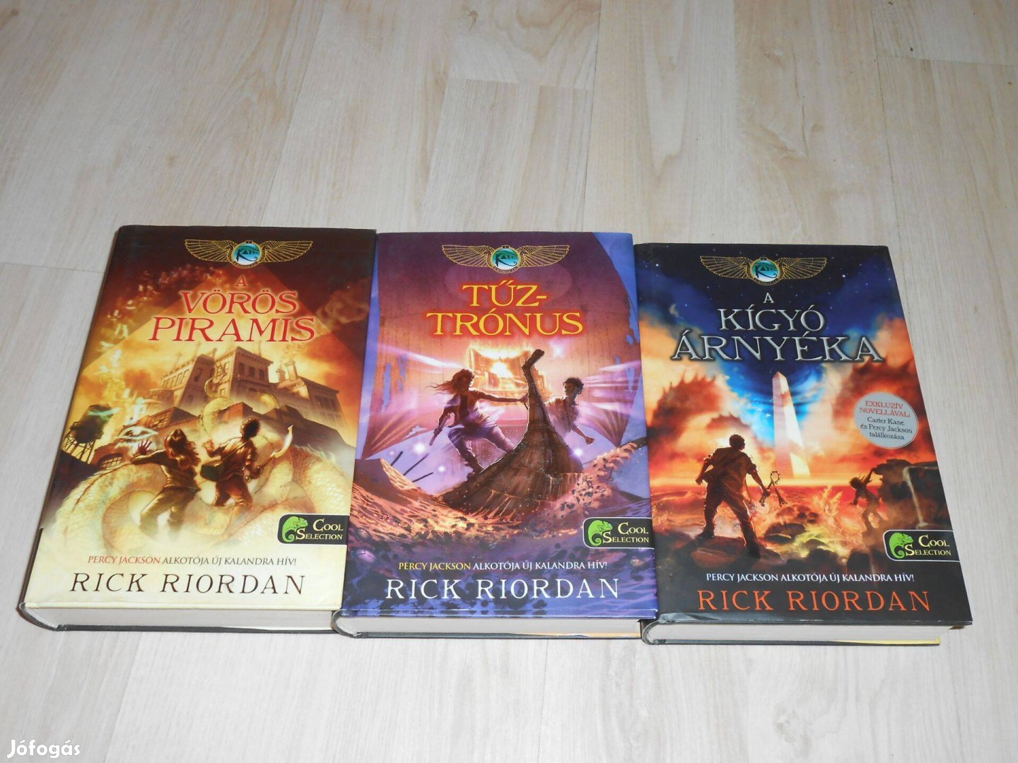 Rick Riordan: A Kane krónikák (A vörös piramis+Tűztrónus+A kígyó árnyé