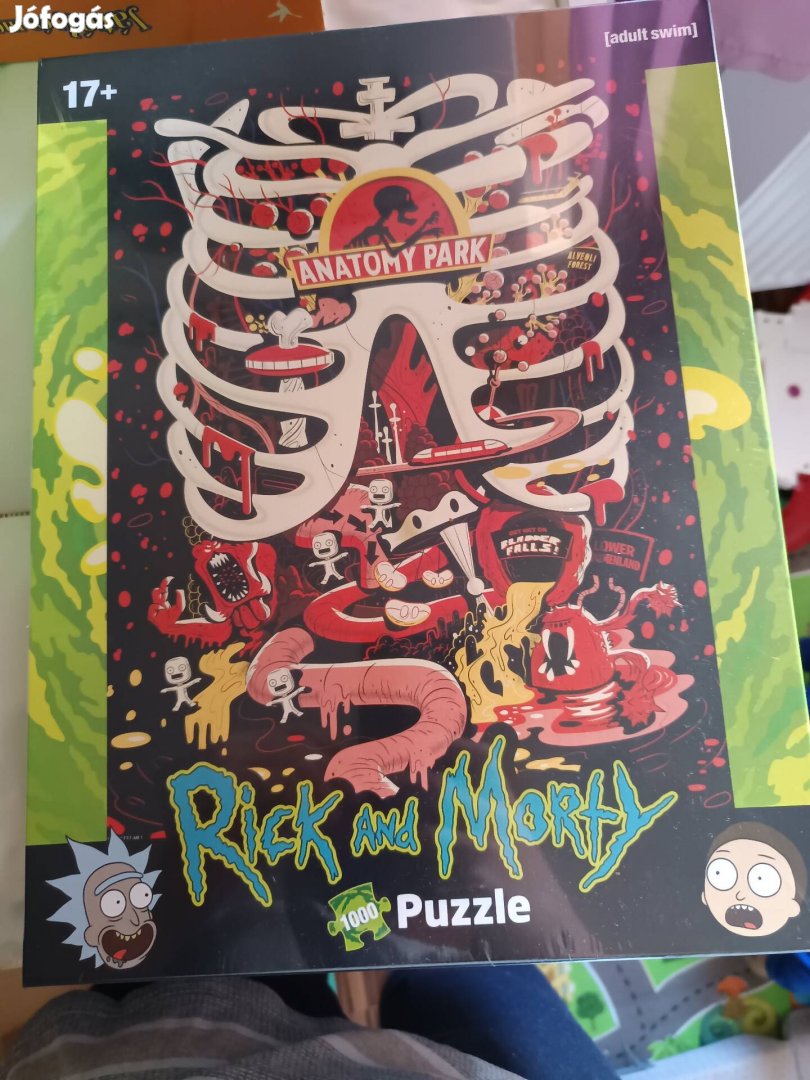 Rick and Morty 1000 db-os puzzle, bontatlan