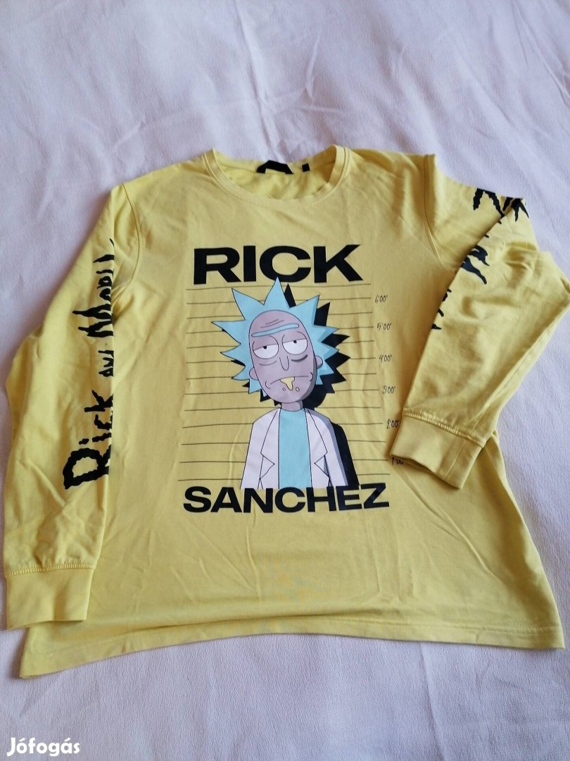 Rick and Morty hosszú ujjú férfi póló XL (Kropp) 