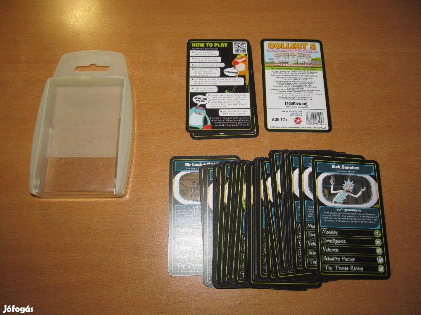 Rick és Morty kártyajáték TOP 30 Characters - angol nyelvű