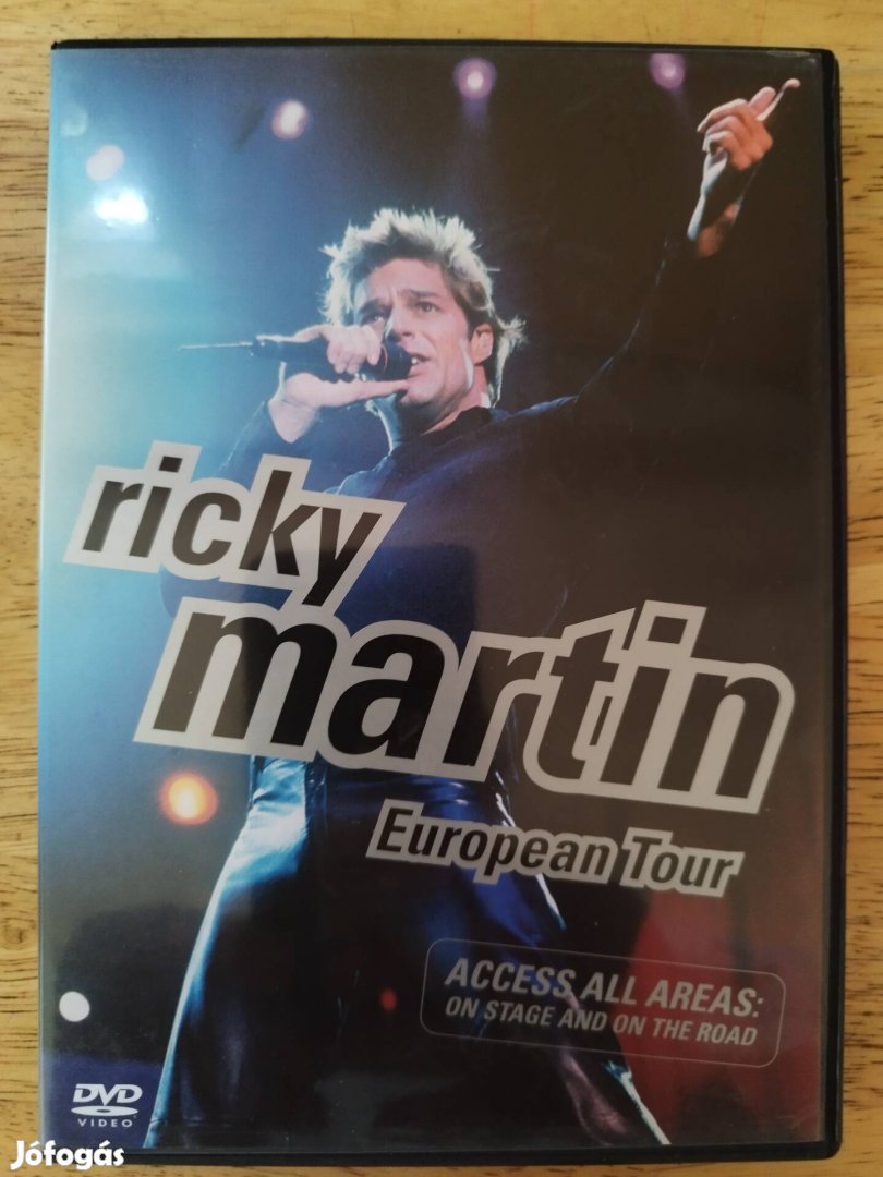 Ricky Martin European Tour újszerű dvd 