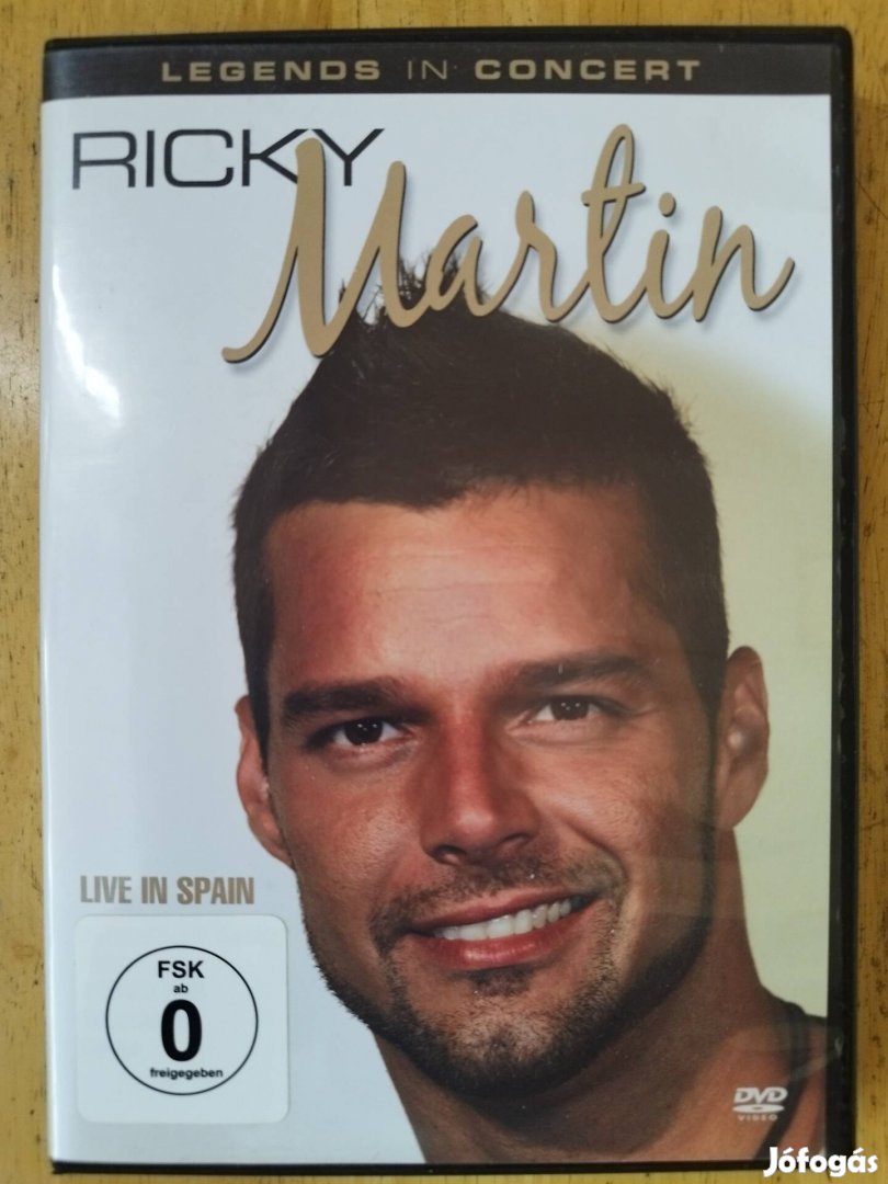 Ricky Martin - Live in Spain újszerű dvd 