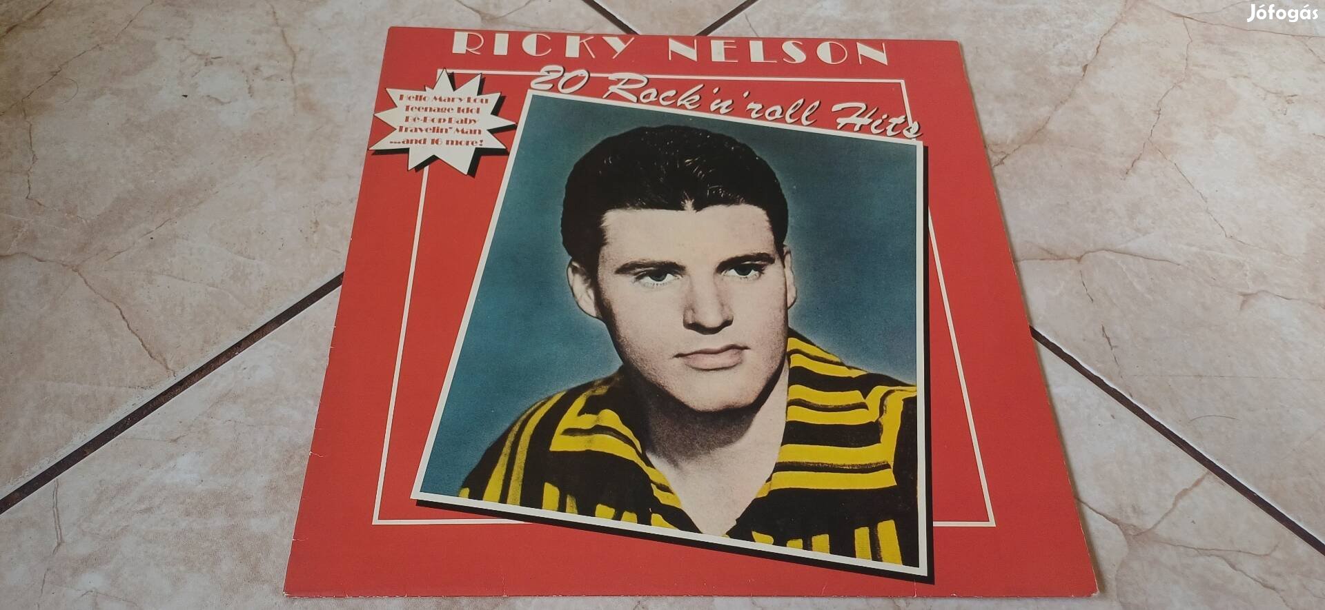 Ricky Nelson bakelit hanglemez