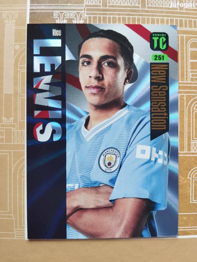 Rico Lewis (Manchester City) New Sensation Top Class 2024 focis kártya