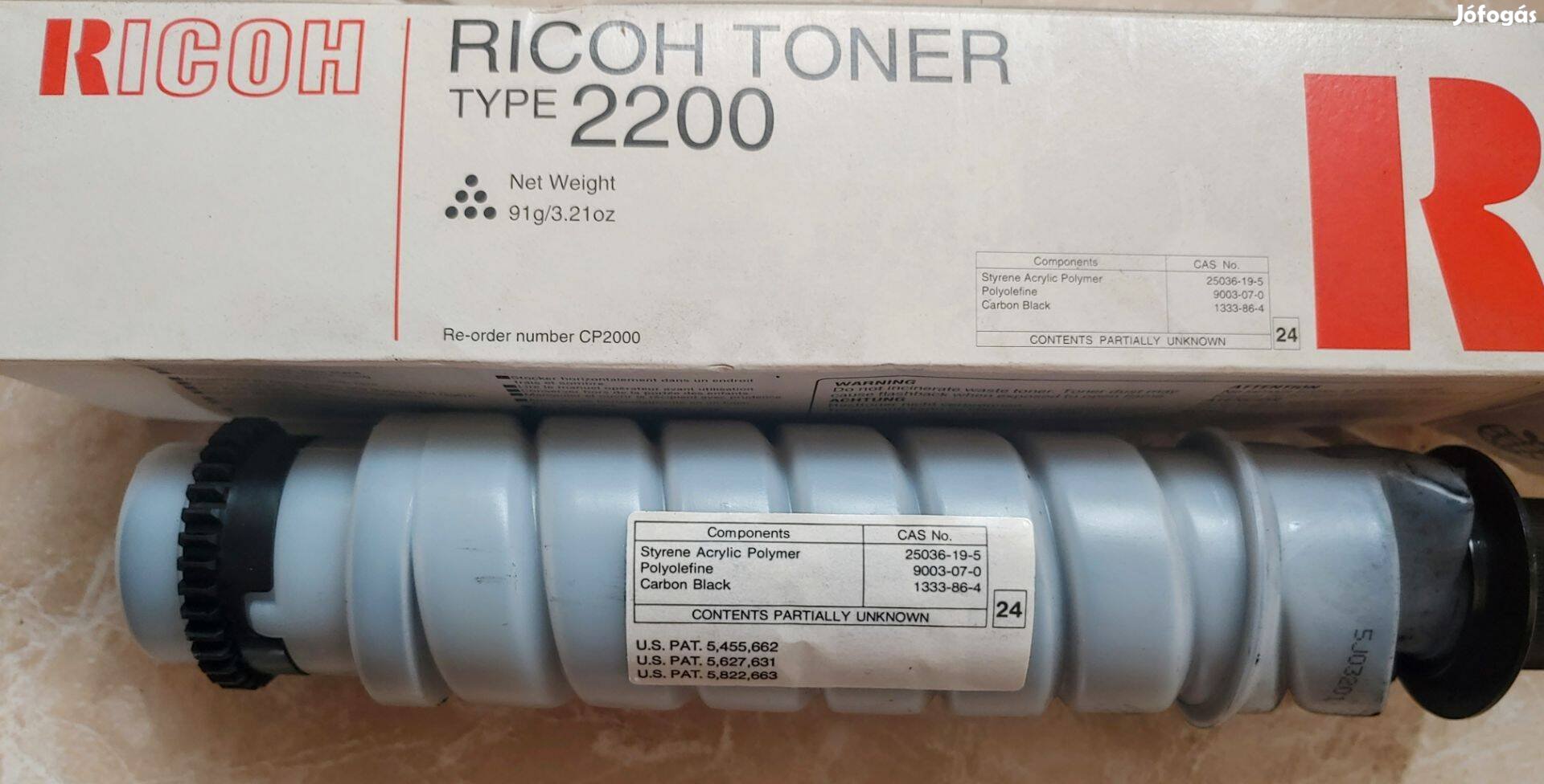 Ricoh 2200 toner új