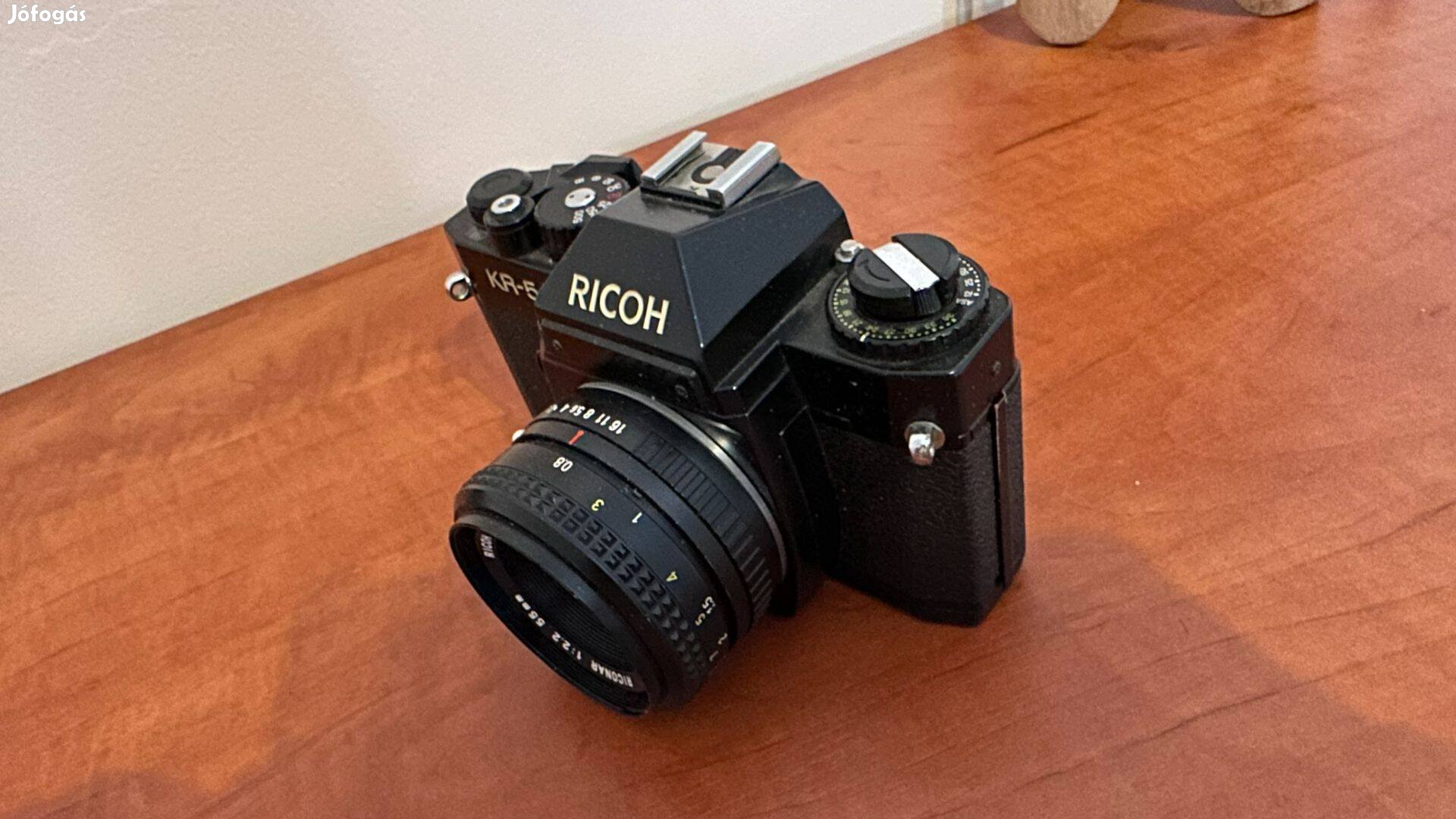 Ricoh KR5, Ricoh Rikomar 55mm f2.2