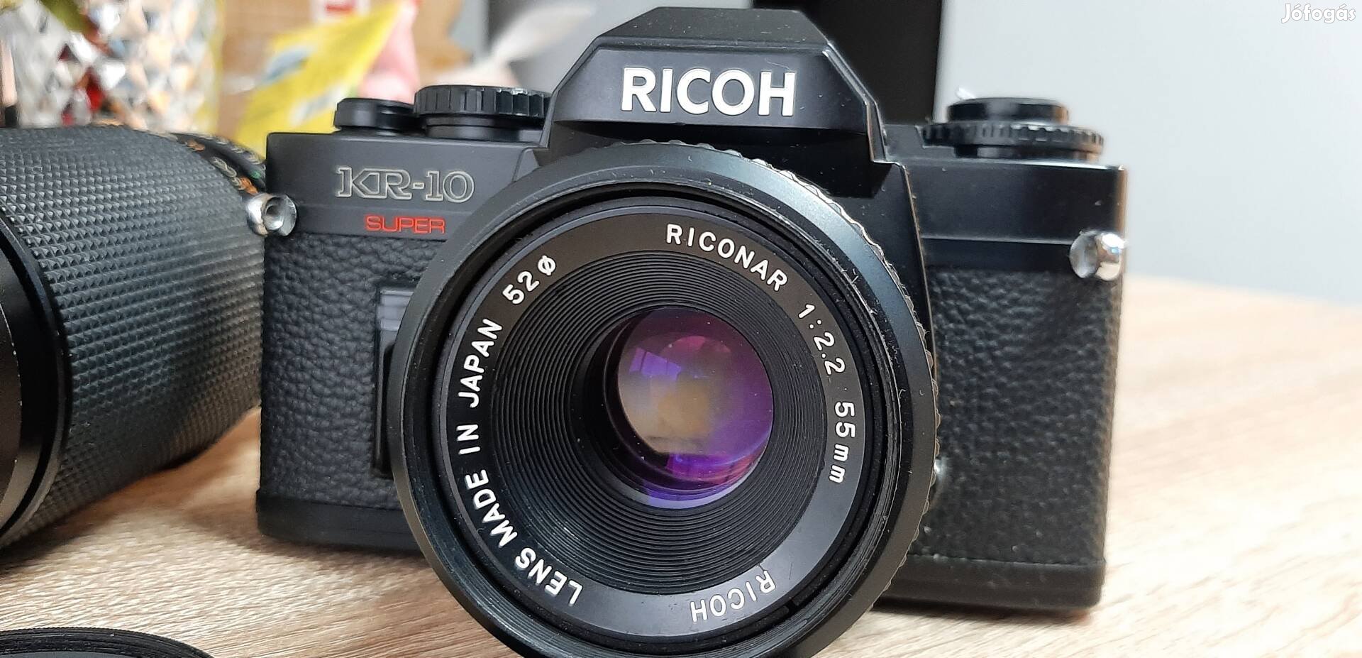 Ricoh KR-10 Super + 2 db lencse 