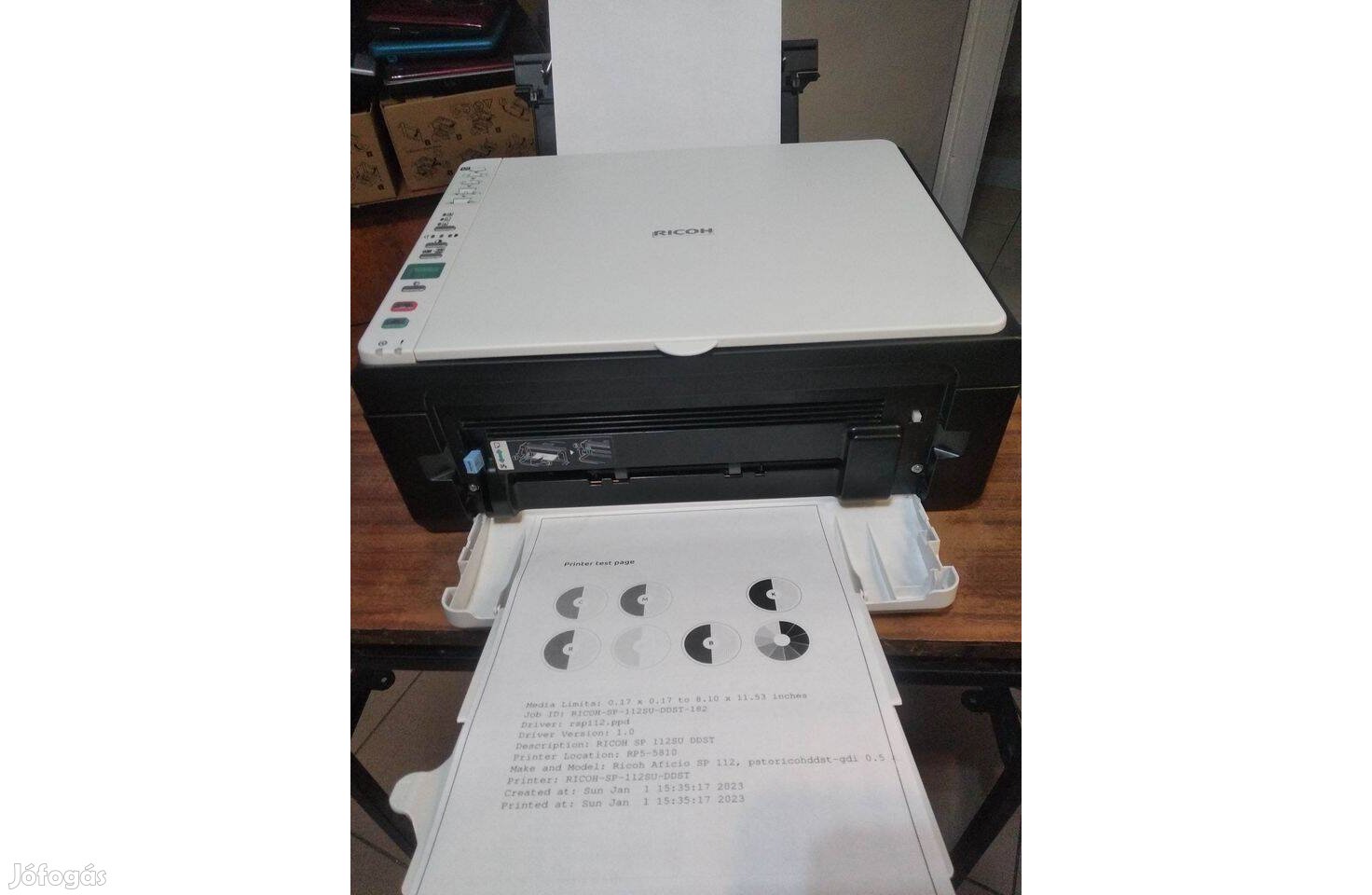 Ricoh SP-112SU fekete - fehér lézer nyomtató - másoló - szkenner