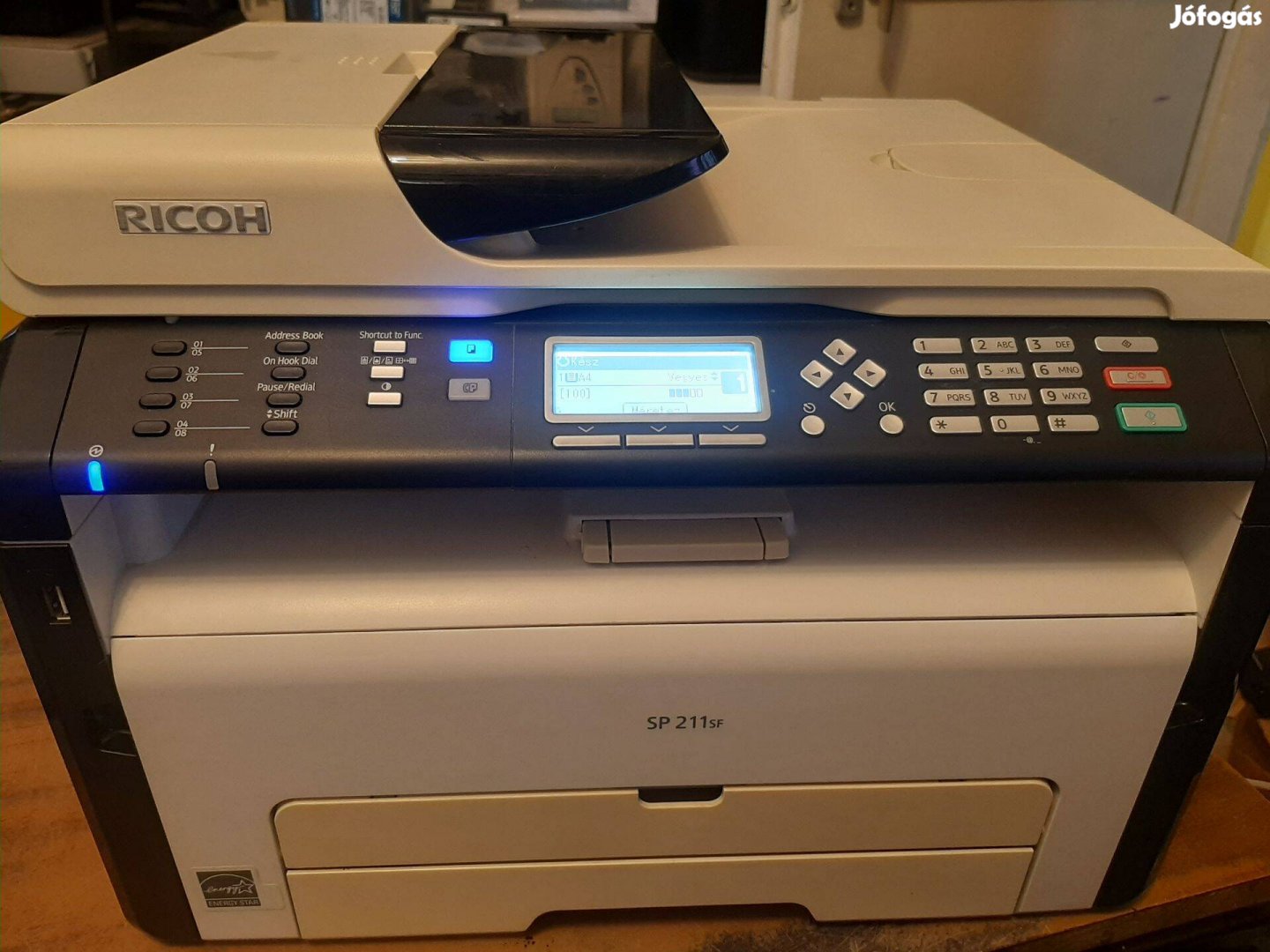 Ricoh SP-211SF fekete - fehér lézer nyomtató - másoló - szkenner