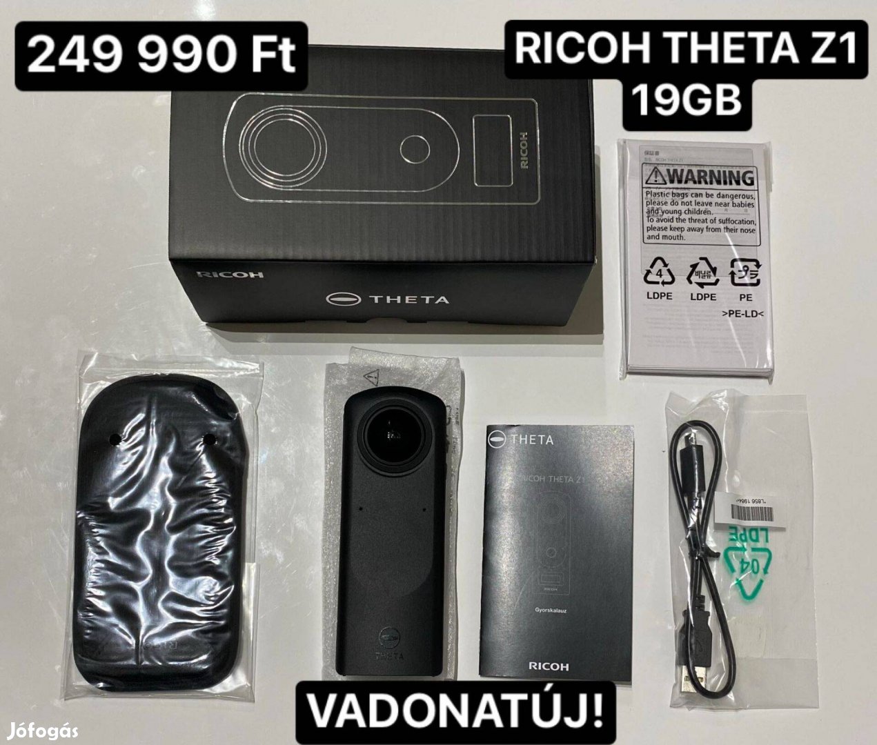 Ricoh Theta Z1 (19GB) 360 Videókamera
