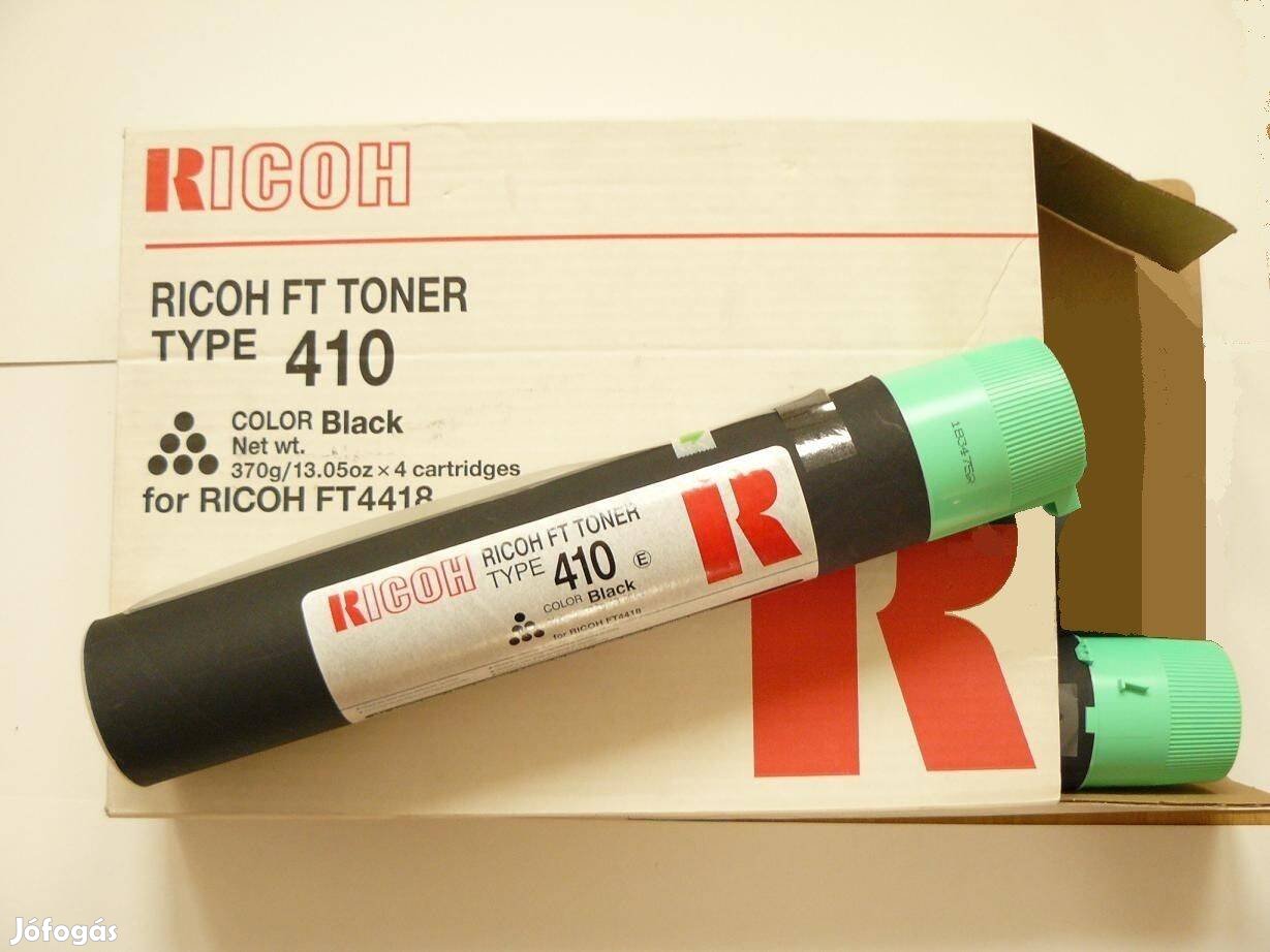 Ricoh Type 410 toner ; Ricoh FT4418 fénymásoló toner eredeti = 6350-Ft