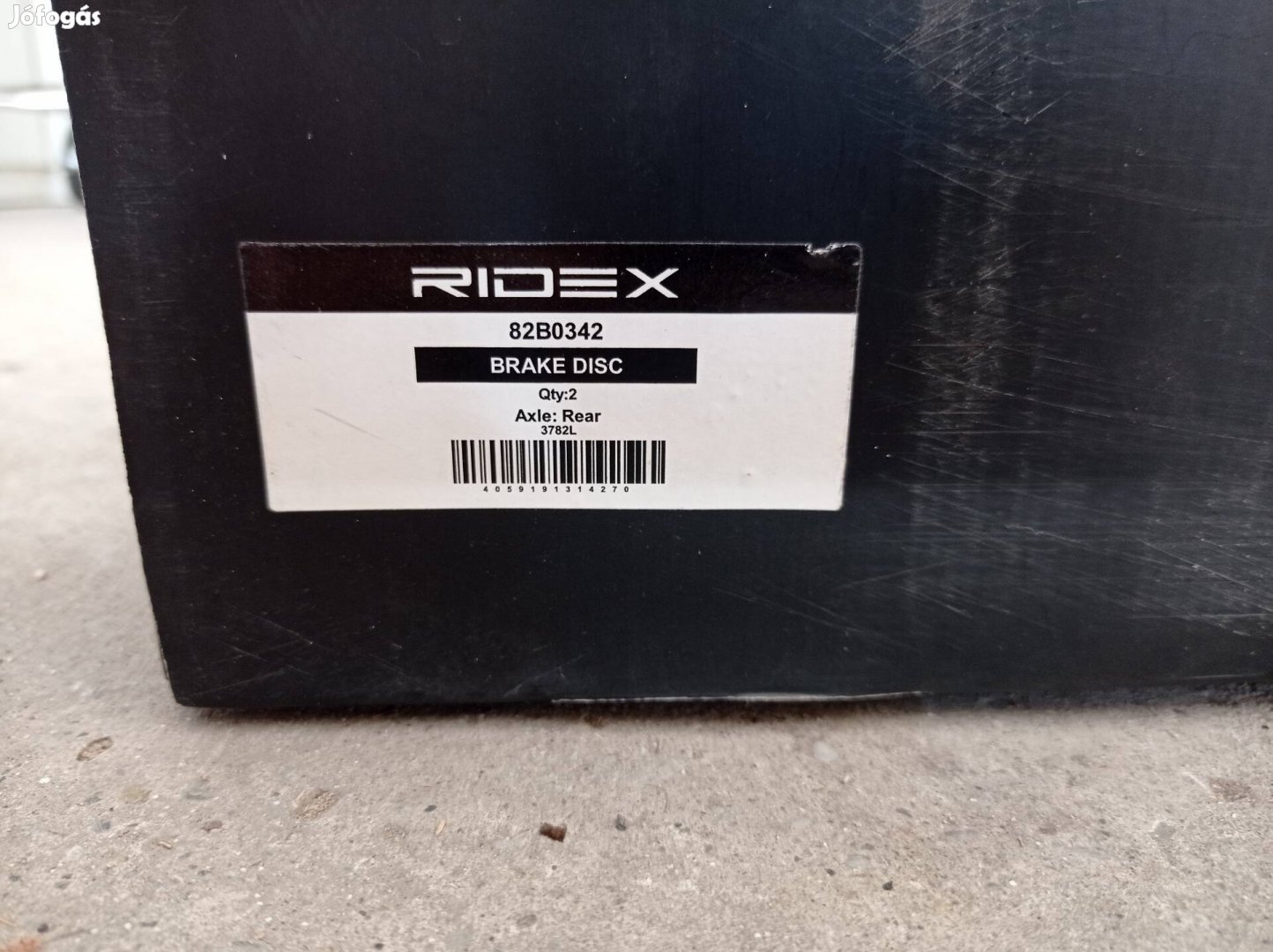 Ridex 82B0342 Új féktárcsa Audi, Seat, Skoda, Volkswagen