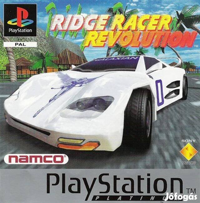 Ridge Racer Revolution, Platinum Ed., Mint PS1 játék