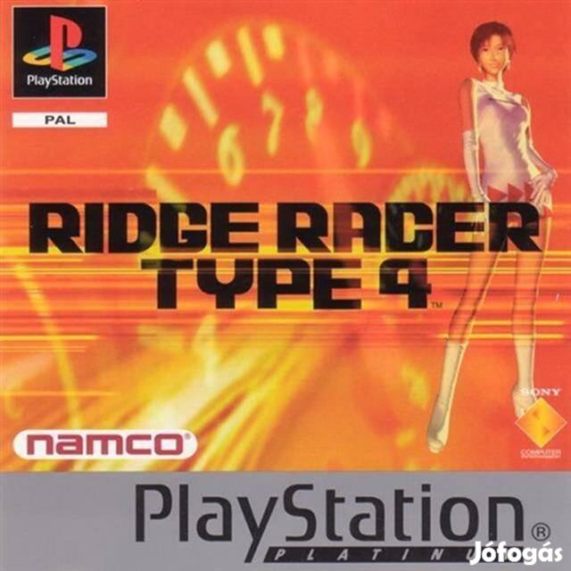 Ridge Racer Type 4, Platinum Ed., Boxed Playstation 1 játék