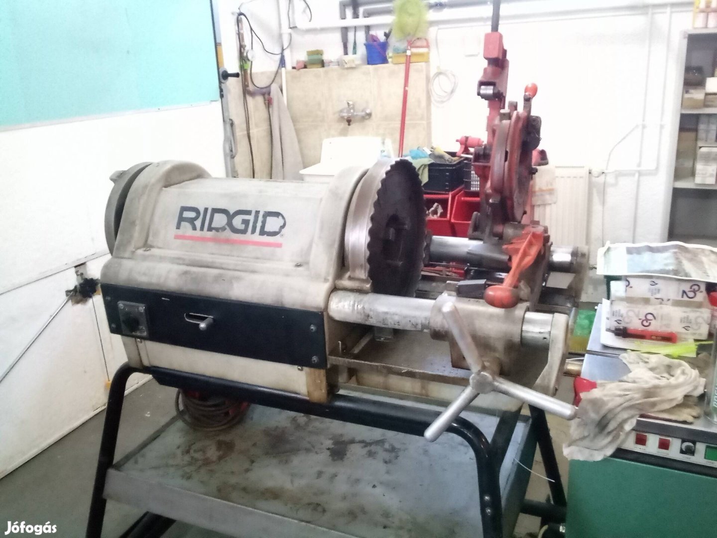 Ridgid 1224 menetvágógép 4"- ig menetmetsző csőmentvágó 