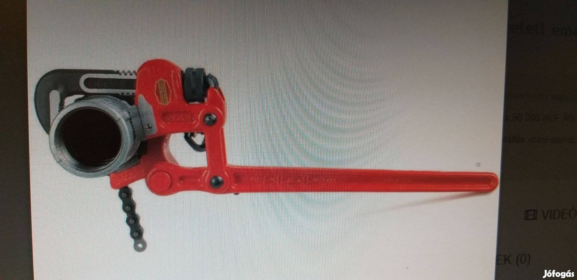 Ridgid. Összetett emelőkaros csőfogó S-4A .Új állapotú !