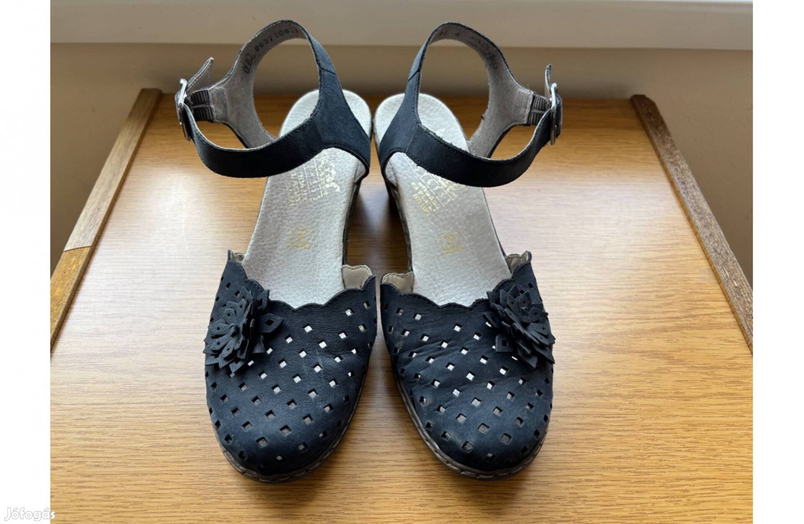 Rieker, valódi bőr, 38-as tavaszi-nyári cipő, szandál