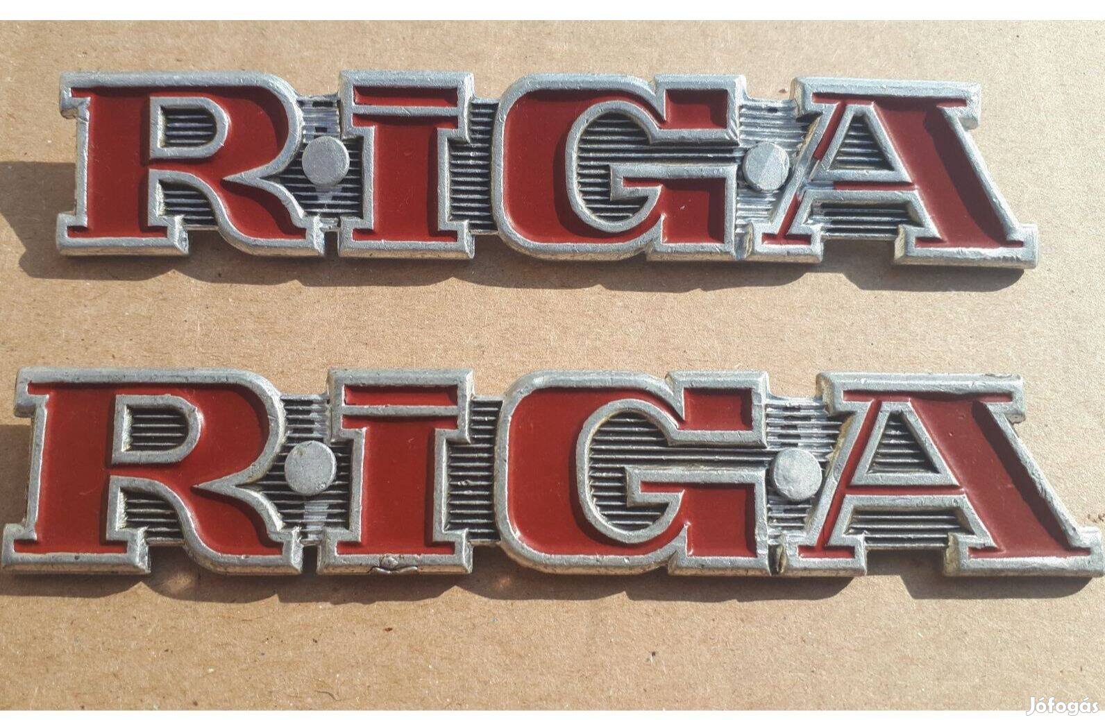 Riga 12, Riga 16, Riga 22 moped, eredeti váz logó
