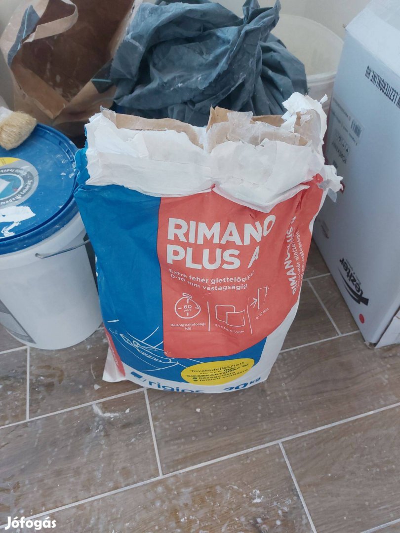 Rigips Rimano A plus glett gipsz 2024 májusi 10 kg