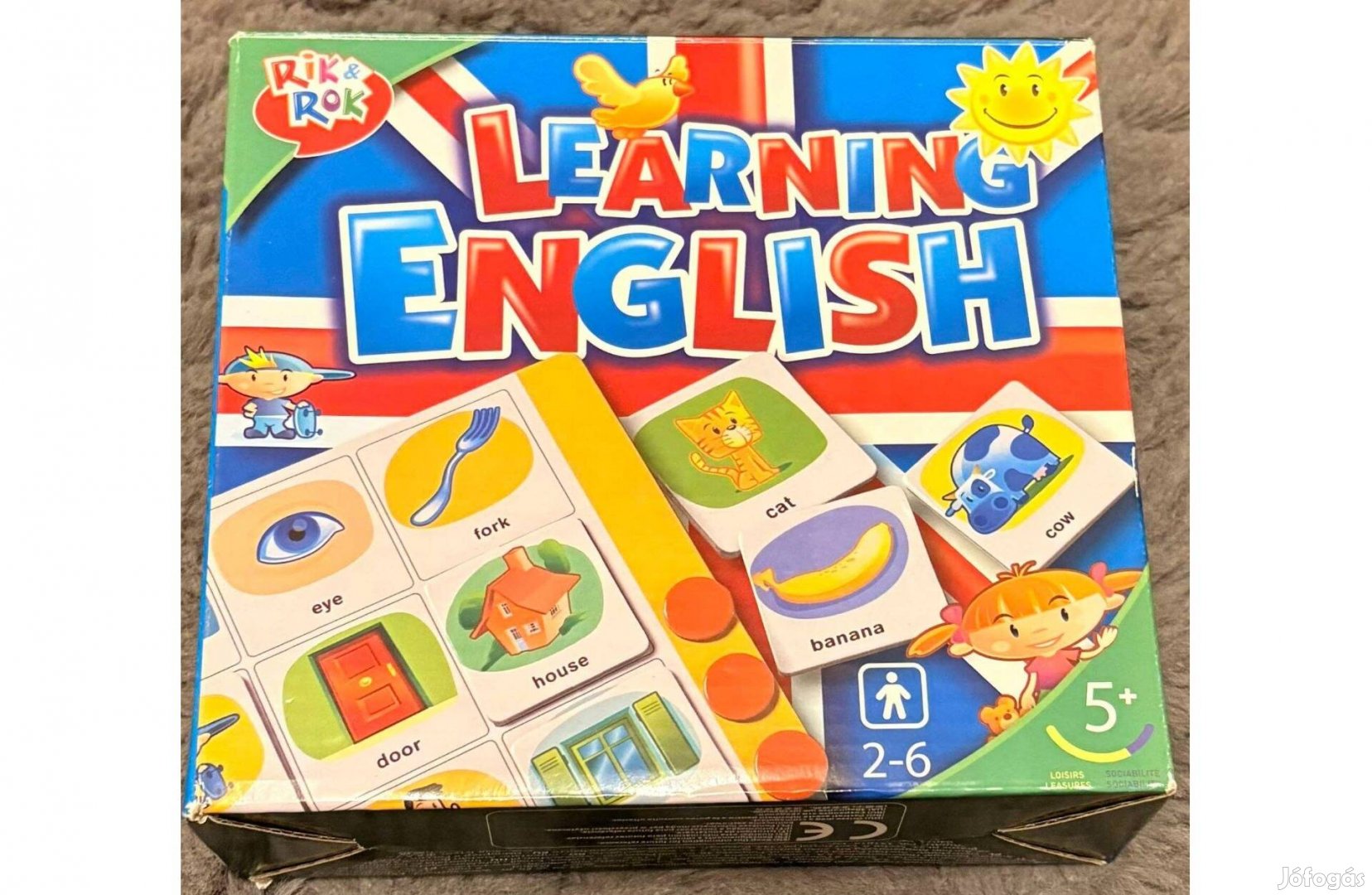Rik & Rok Learning English társasjáték