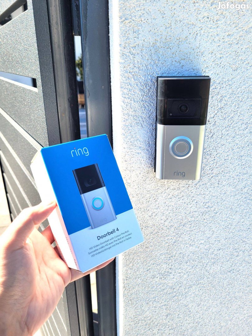 Ring Doorbell 4, kiváló állapotban!