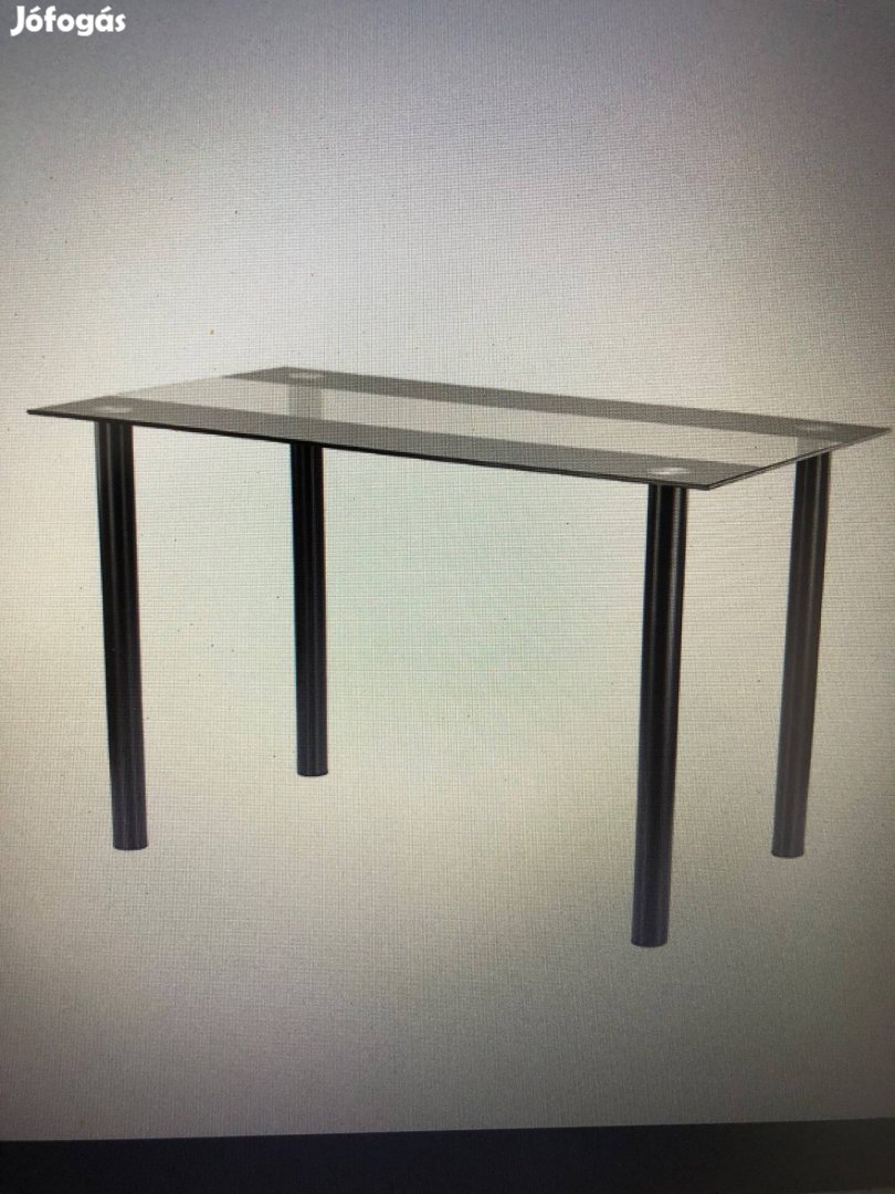 Riona edzett üveg étkező asztal