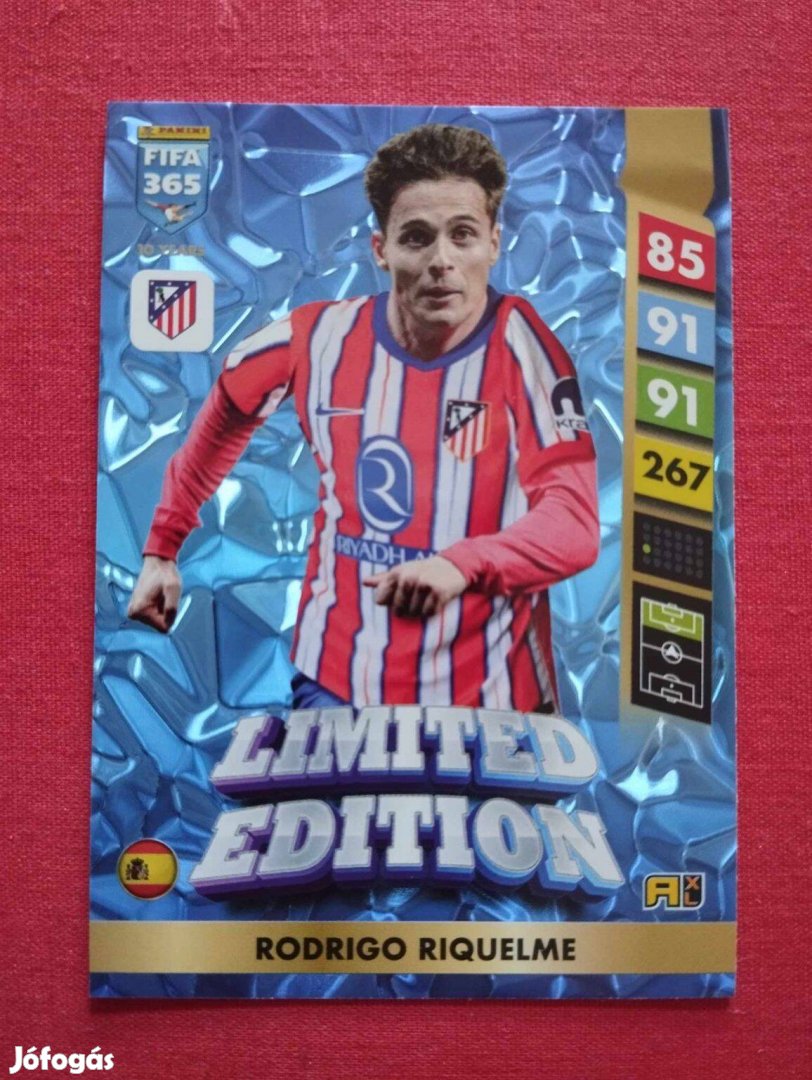 Riquelme (Atletico Madrid) FIFA 365 2025 Limited Edition focis kártya