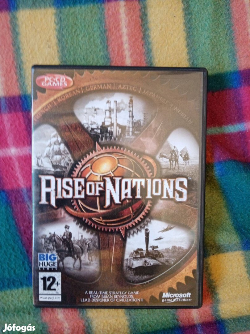 Rise of Nations PC CD ROM Games Angol Valósidejű stratégiai játék