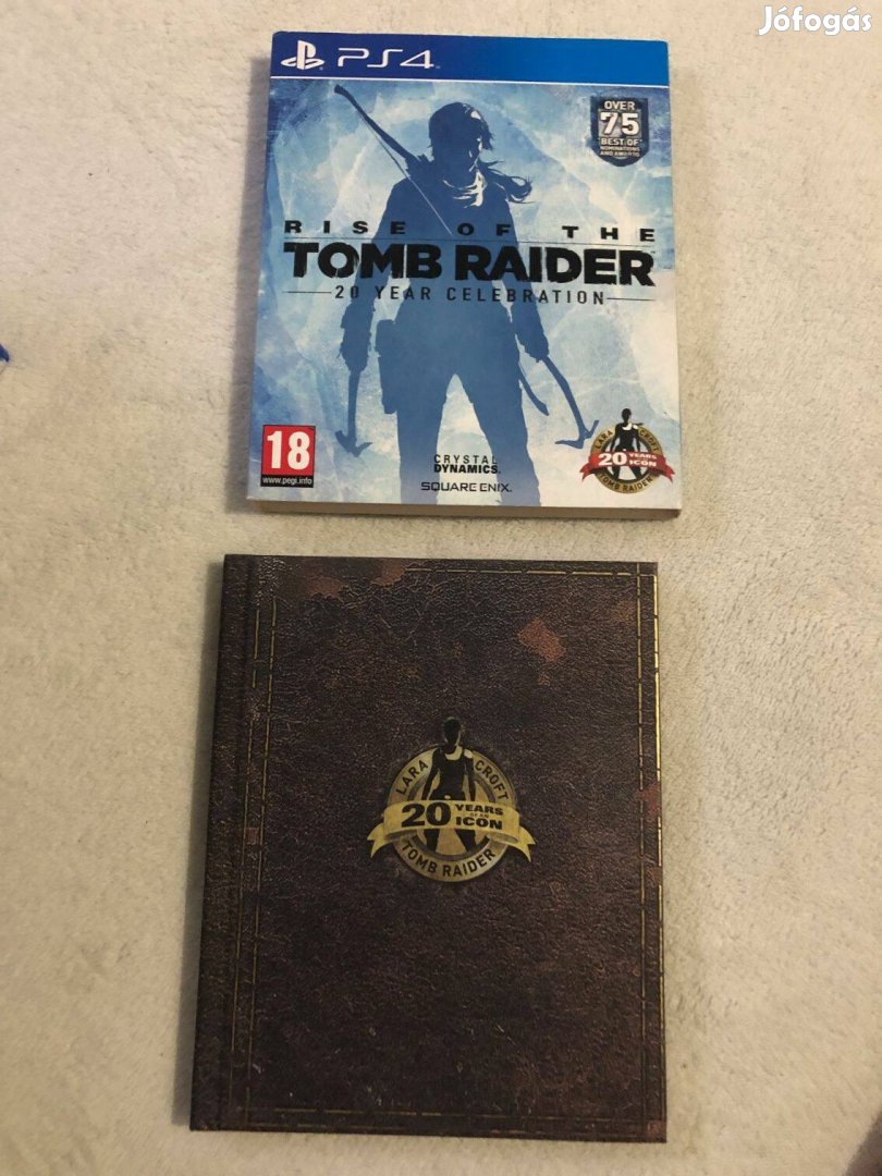 Rise of The Tomb Raider játék + Artbook Ps4 Playstation 4