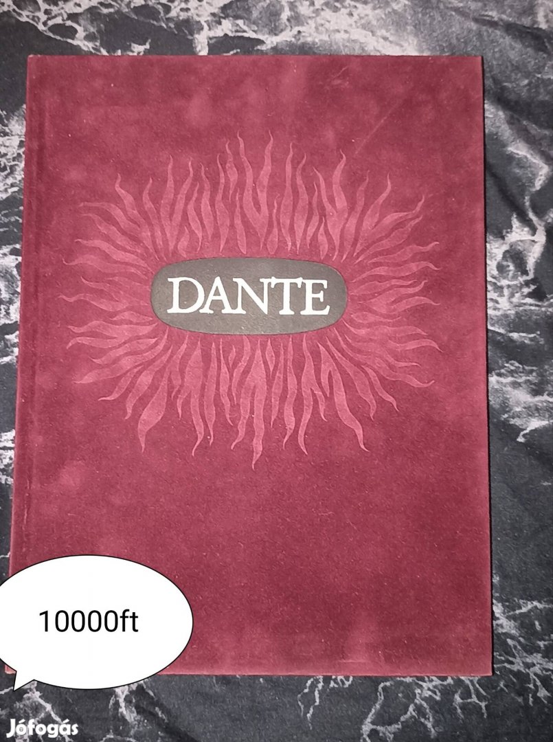 Ritka,Dante bársony kötésben 