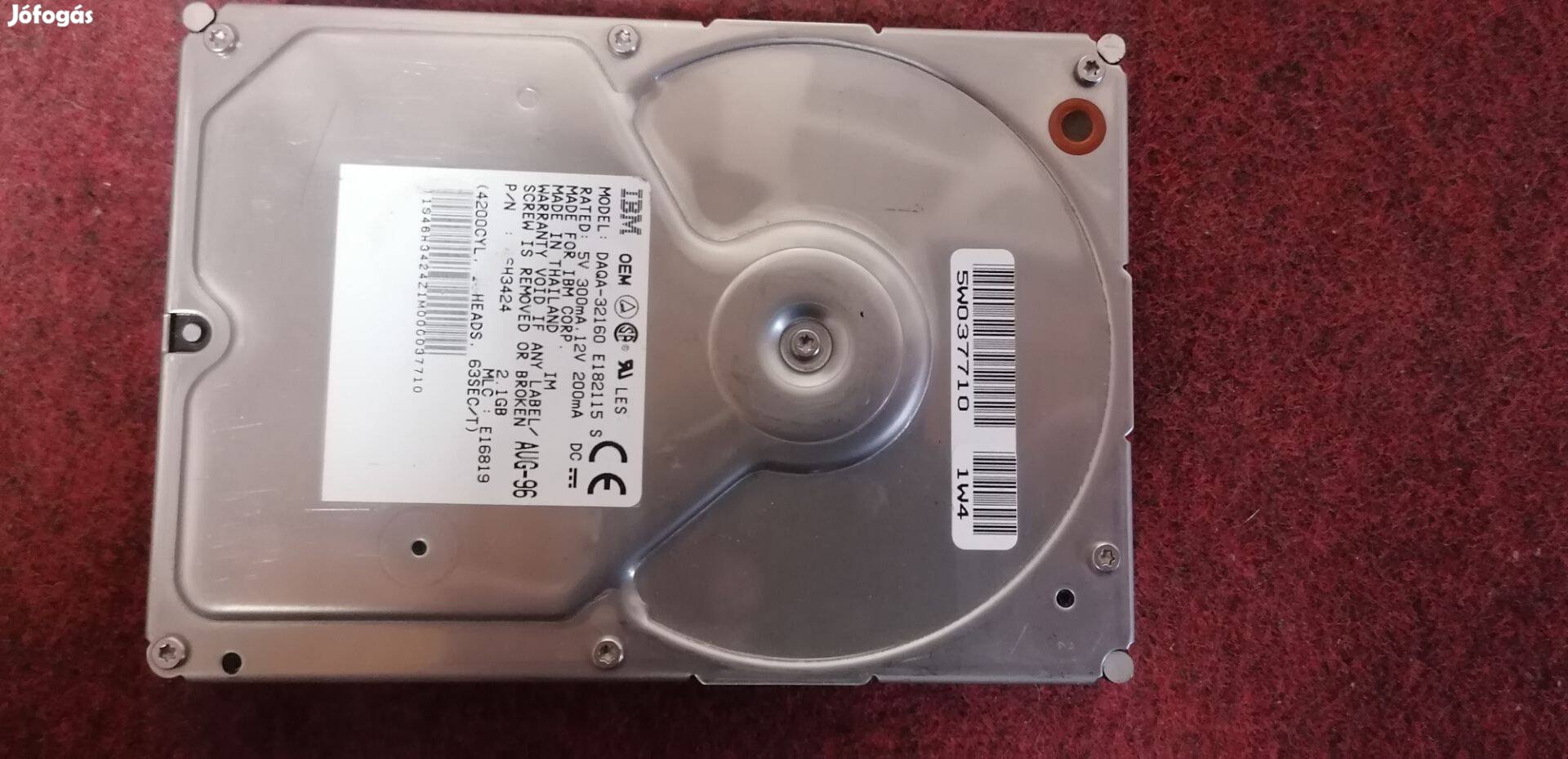 Ritka IBM 2,1HDD