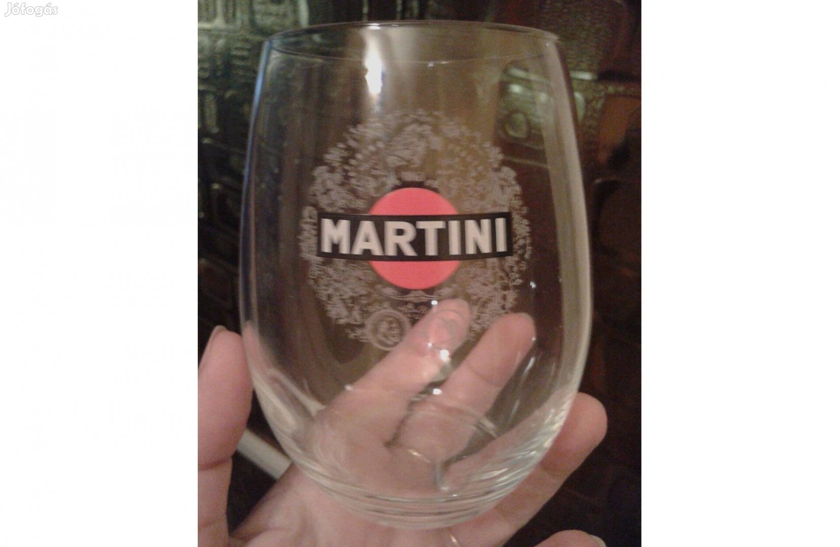 Ritka Martinis vékony exkluzív üveg pohár