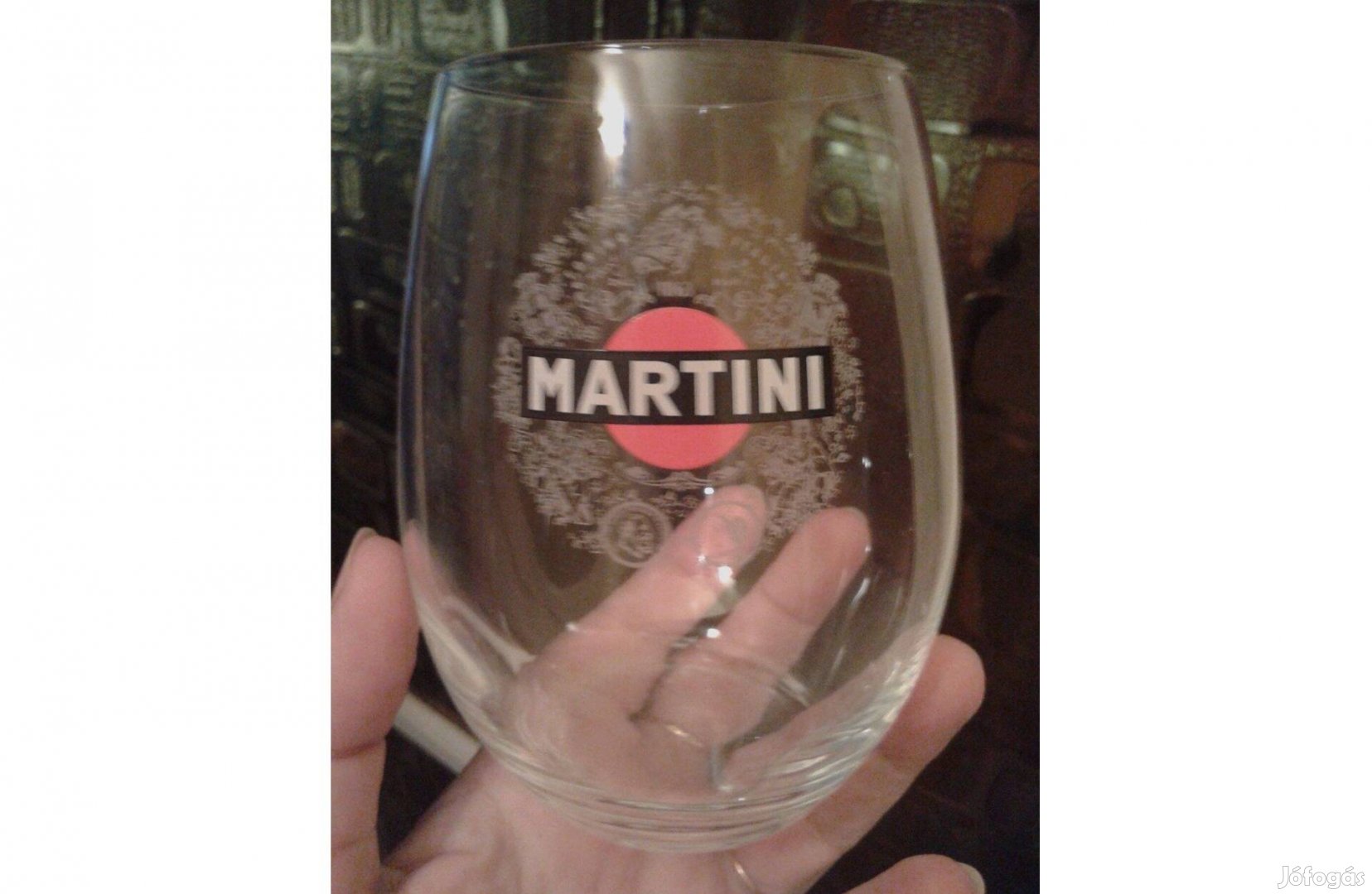 Ritka Martinis vékony exkluzív üveg pohár 3500,-Ft