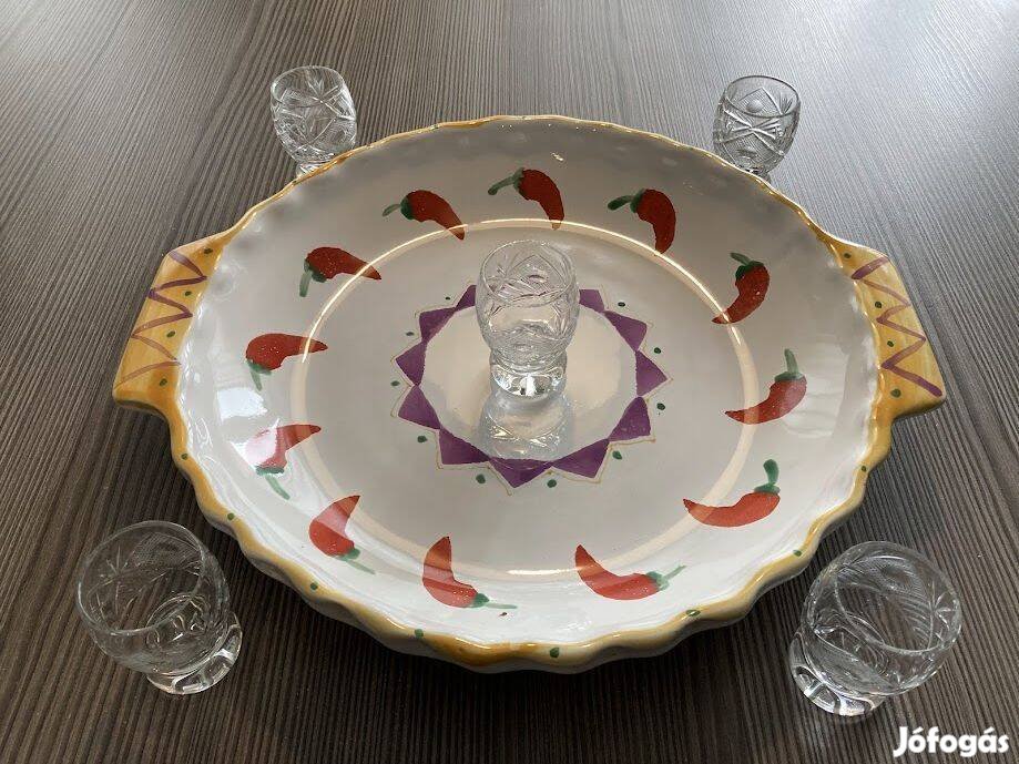 Ritka Mesa International dekoratív kézzel festett kerámia