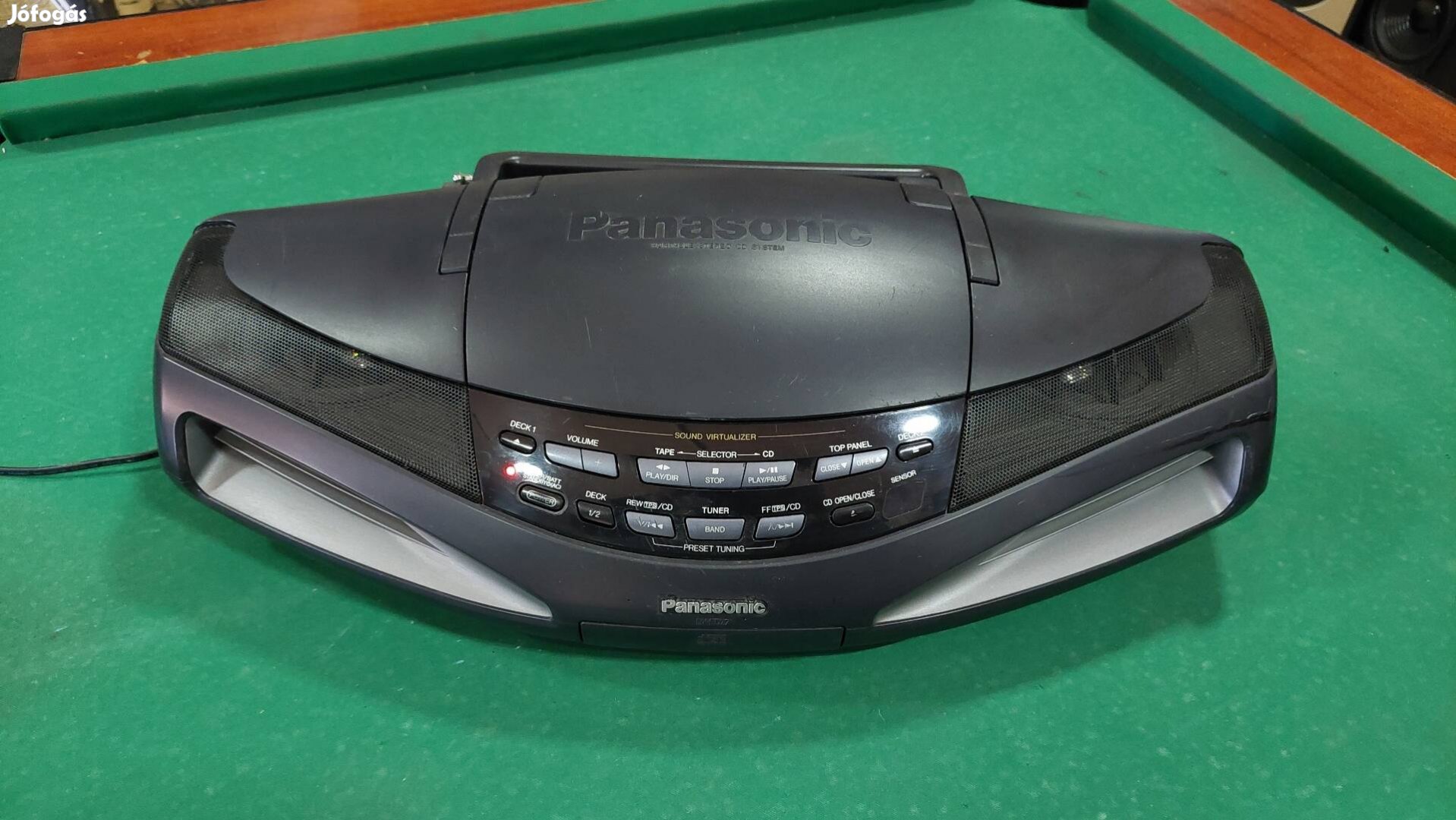 Ritka Panasonic RX-ED77 kazettás magnó boombox