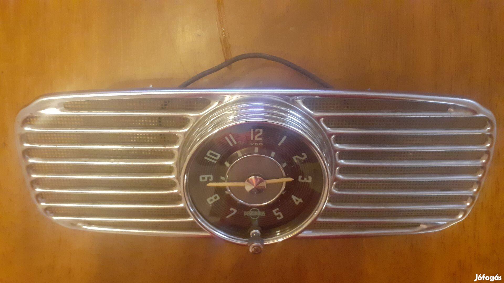 Ritka Perohaus VDO Volkswagen Bogár 50' évek műszerfal mechanikus óra