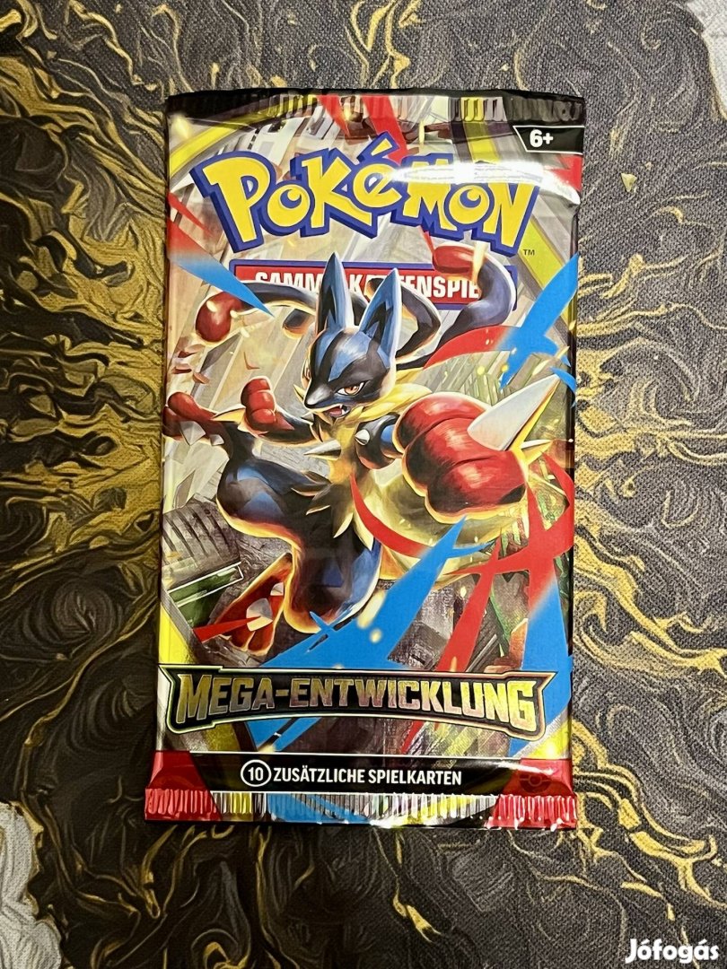 Ritka Pokémon TCG Booster - Mega-Entwicklung Német nyelvű