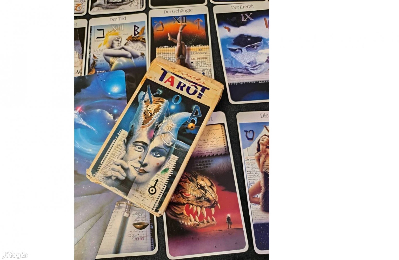 Ritka Rohrig Tarot eredeti első Aquamarin Verlag német kiadás tarot