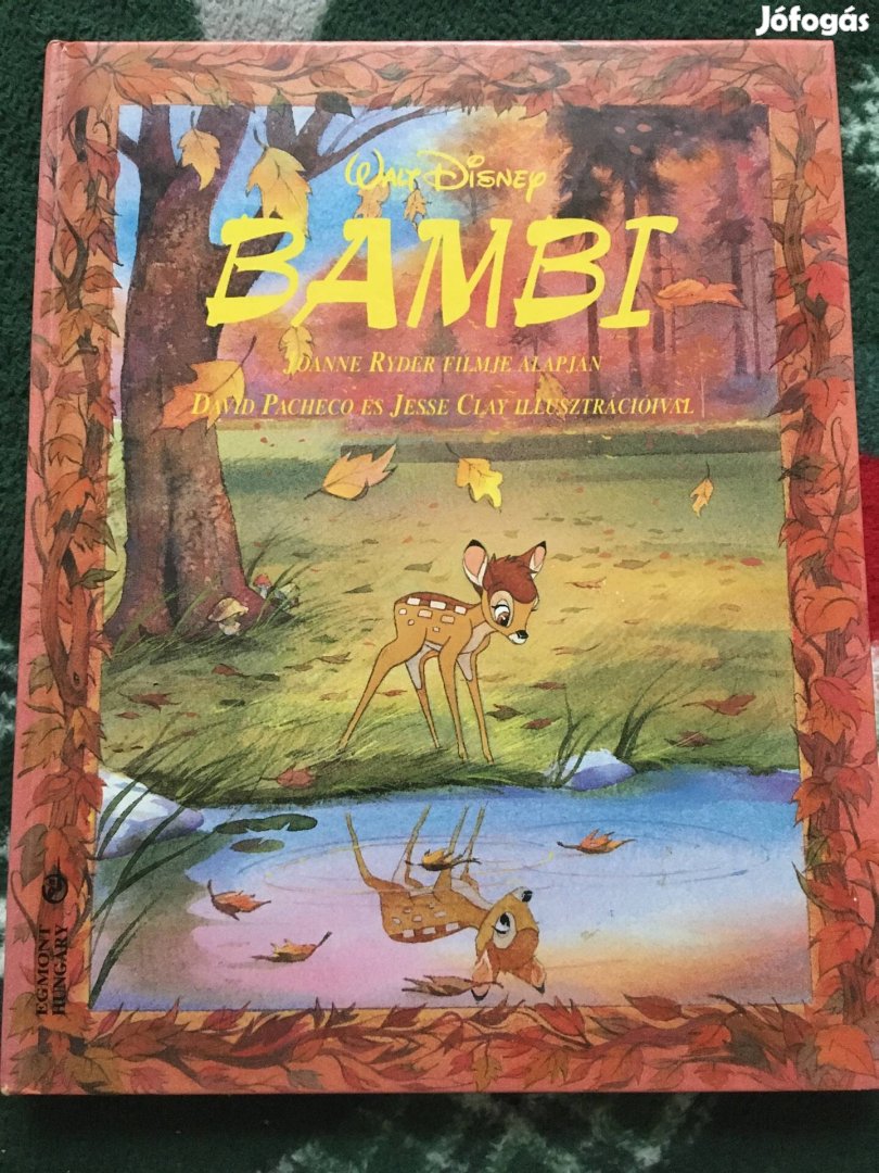 Ritka Walt Disney Bambi mesekönyv eladó