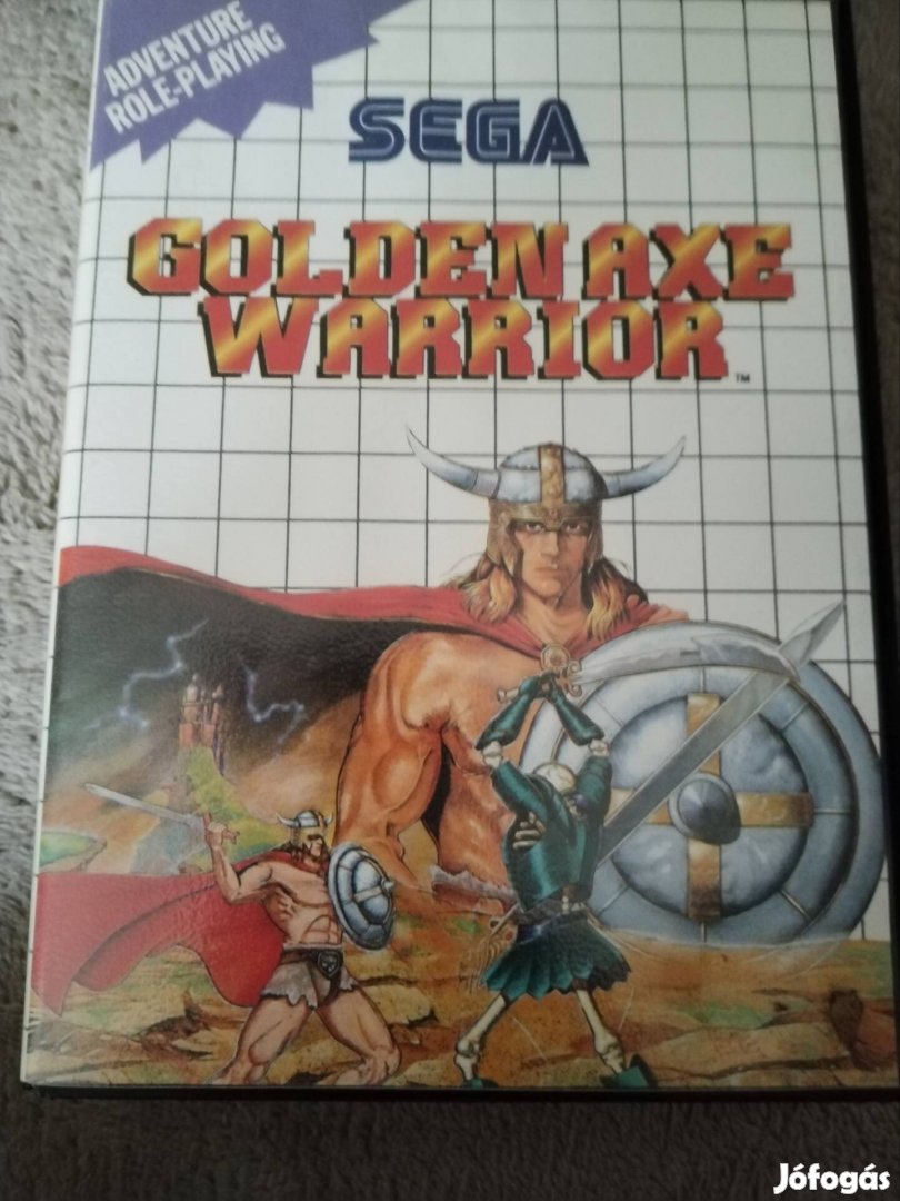 Ritka! Golden axe warrior játék Sega kisfüzete nélkül. 