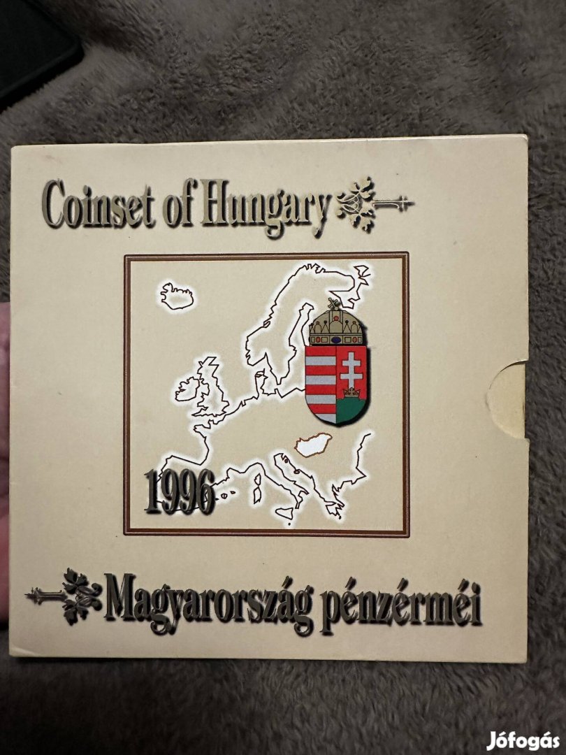 Ritka! Magyarország pénzérméi 1996 BU dísztokban forgalmi sor!