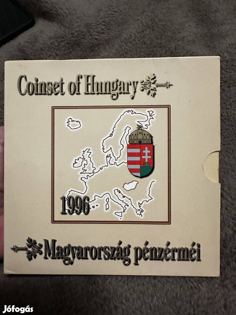 Ritka! Magyarország pénzérméi 1996 BU dísztokban forgalmi sor!