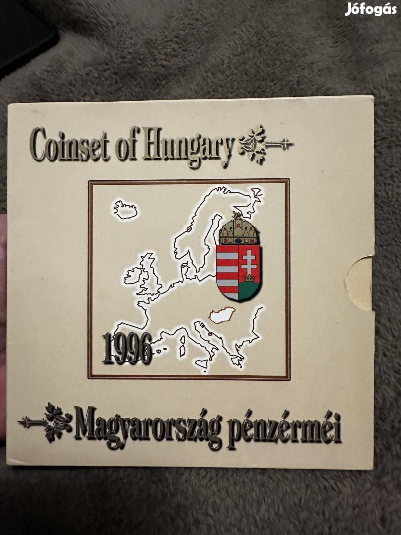 Ritka! Magyarország pénzérméi 1996 BU dísztokban forgalmi sor!