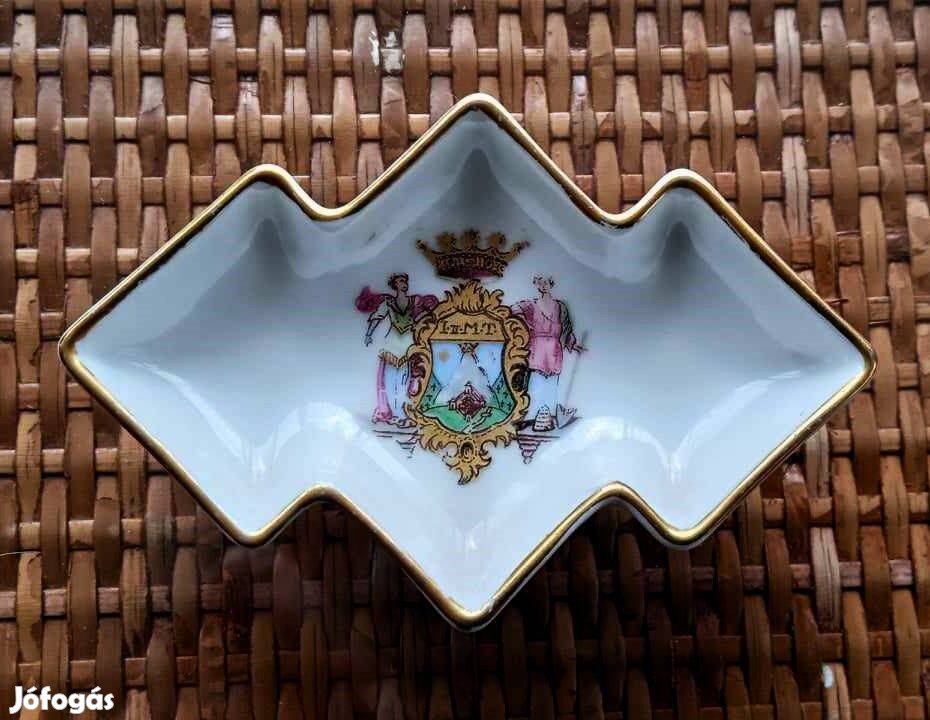 Ritka, régi, Pécs városi címeres Zsolnay Bridge mini
