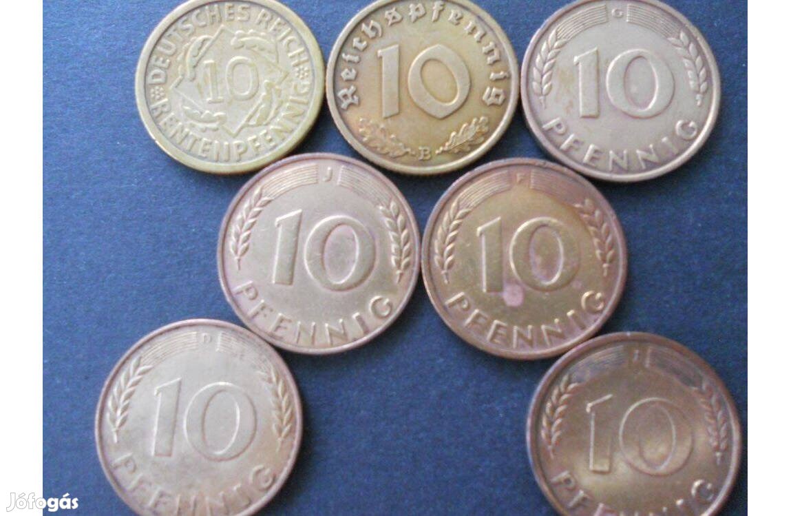 Ritka német érmék eladók ( 2-5-10-50.pfennygesek )