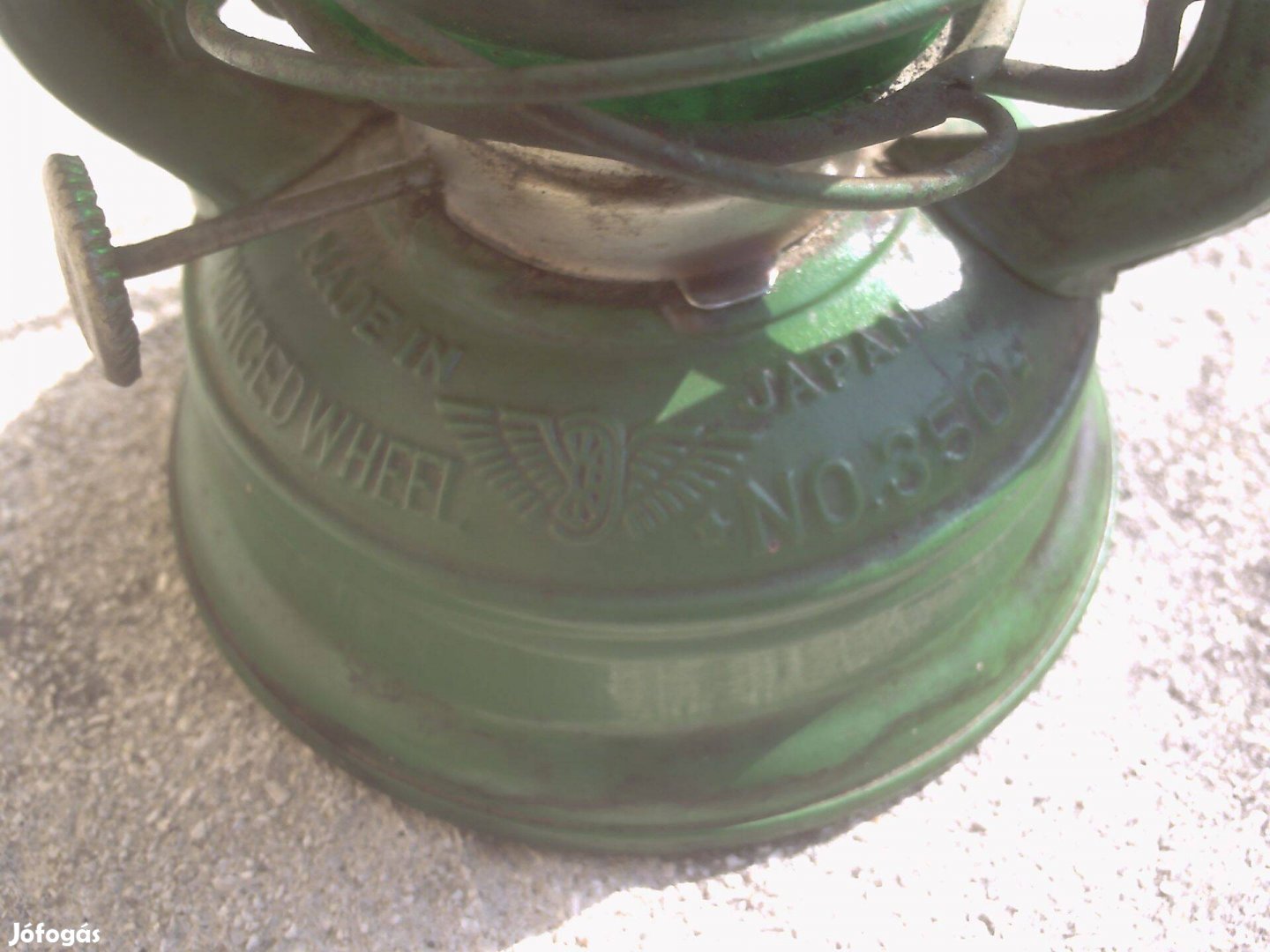 Ritka régi Japán petróleumlámpa viharlámpa